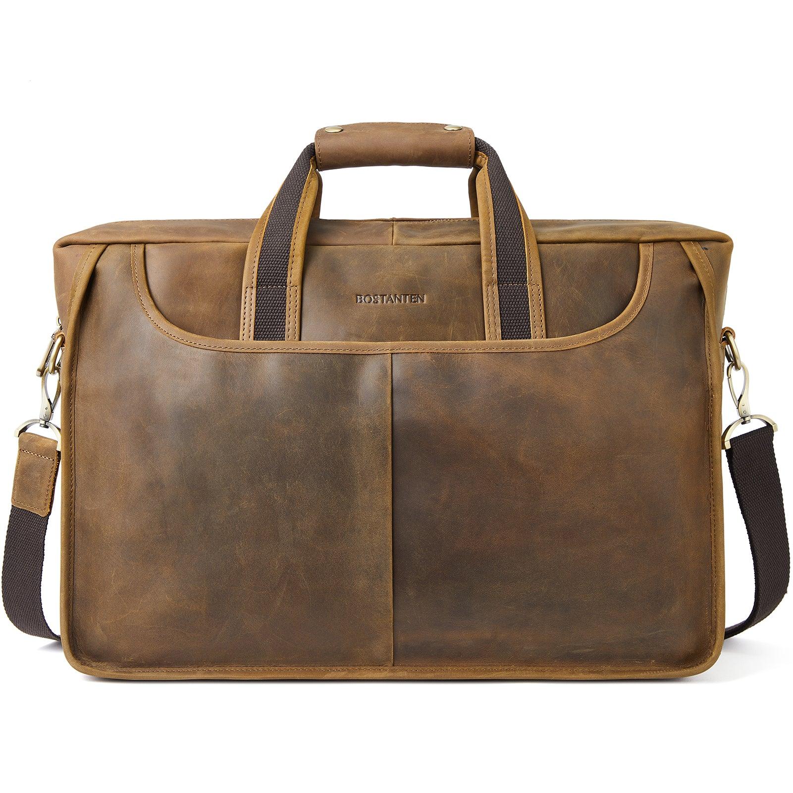 17 inch Men's Briefcase Messenger Bag — Business Lawyer - Image 11