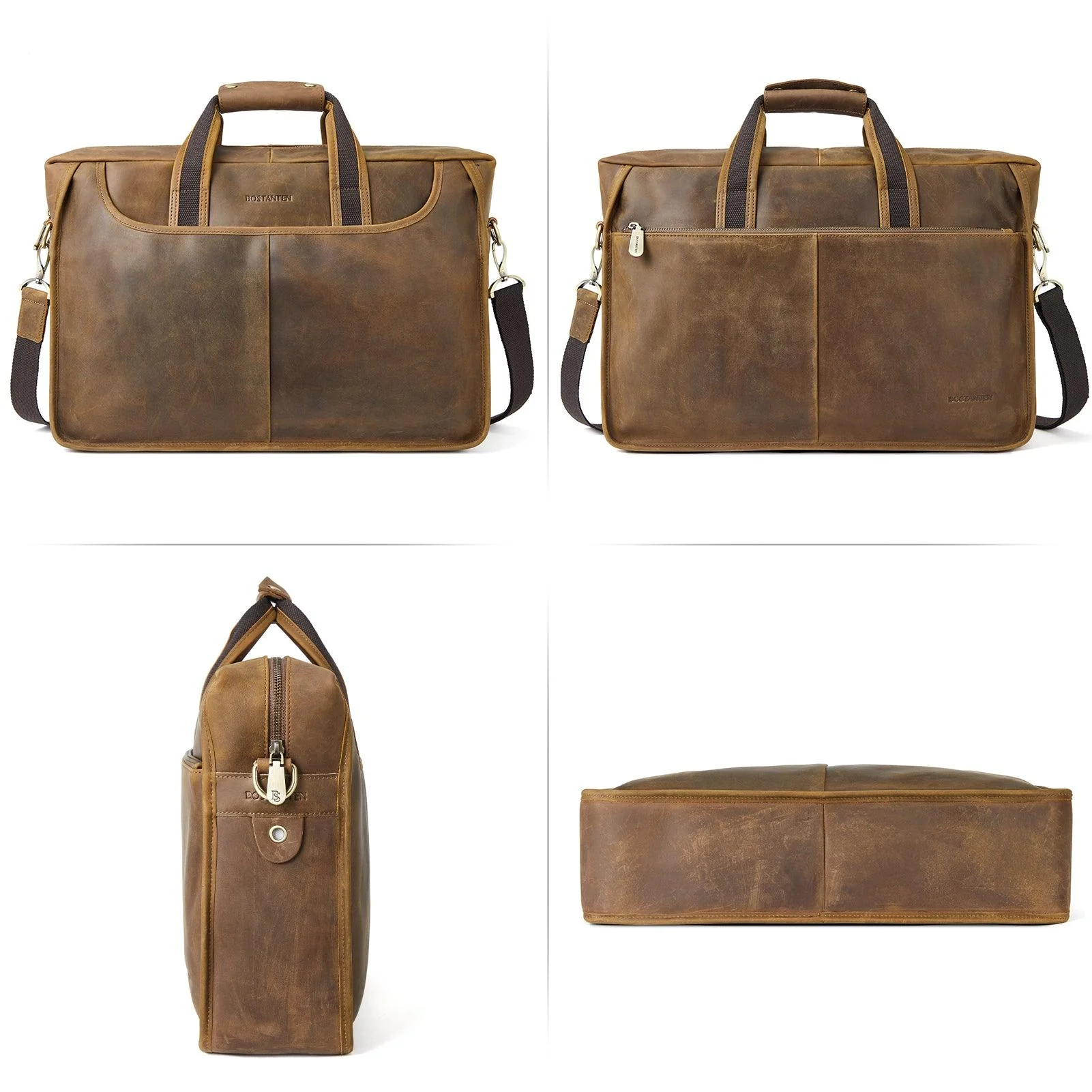 17 inch Men's Briefcase Messenger Bag — Business Lawyer - Image 17
