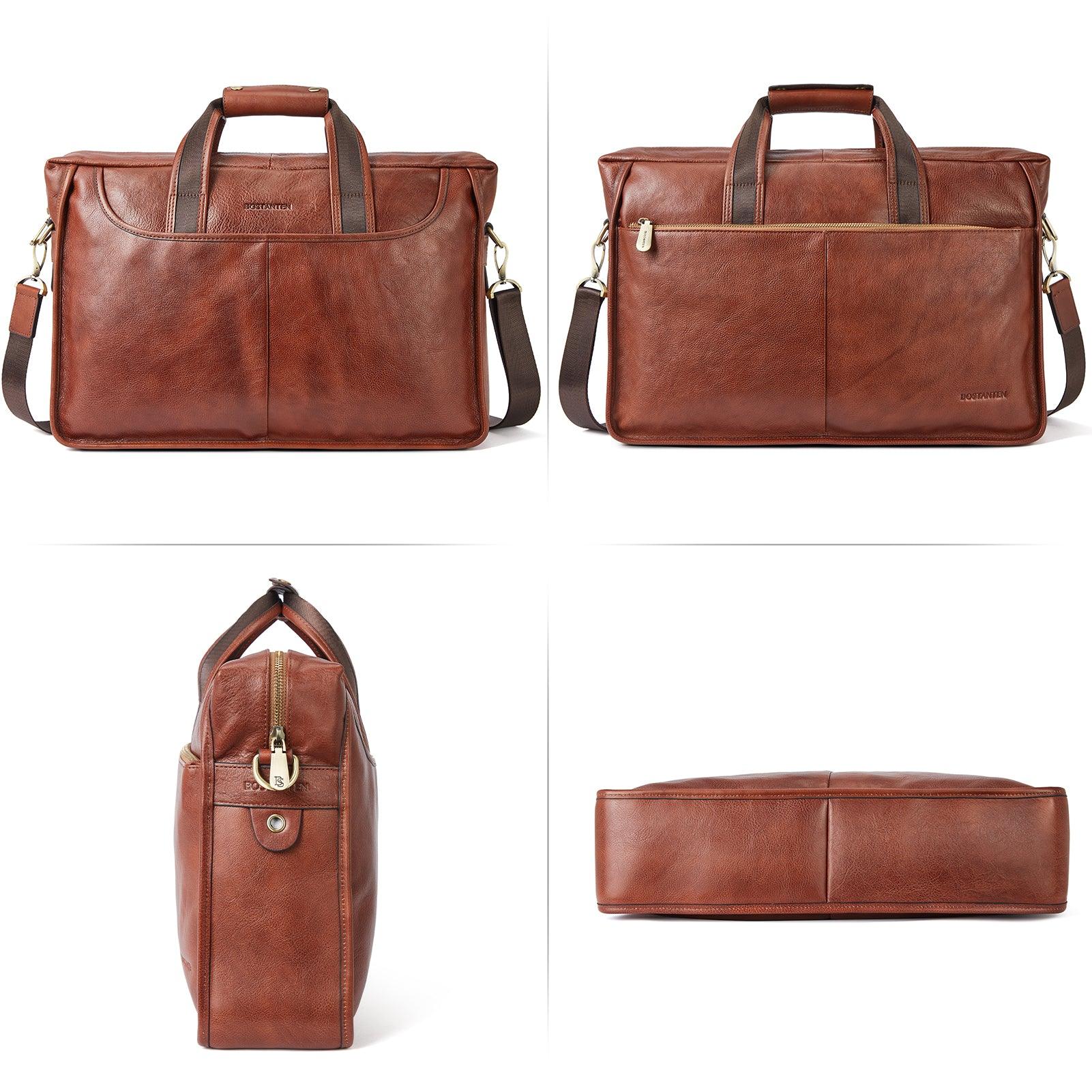 17 inch Men's Briefcase Messenger Bag — Business Lawyer - Image 3