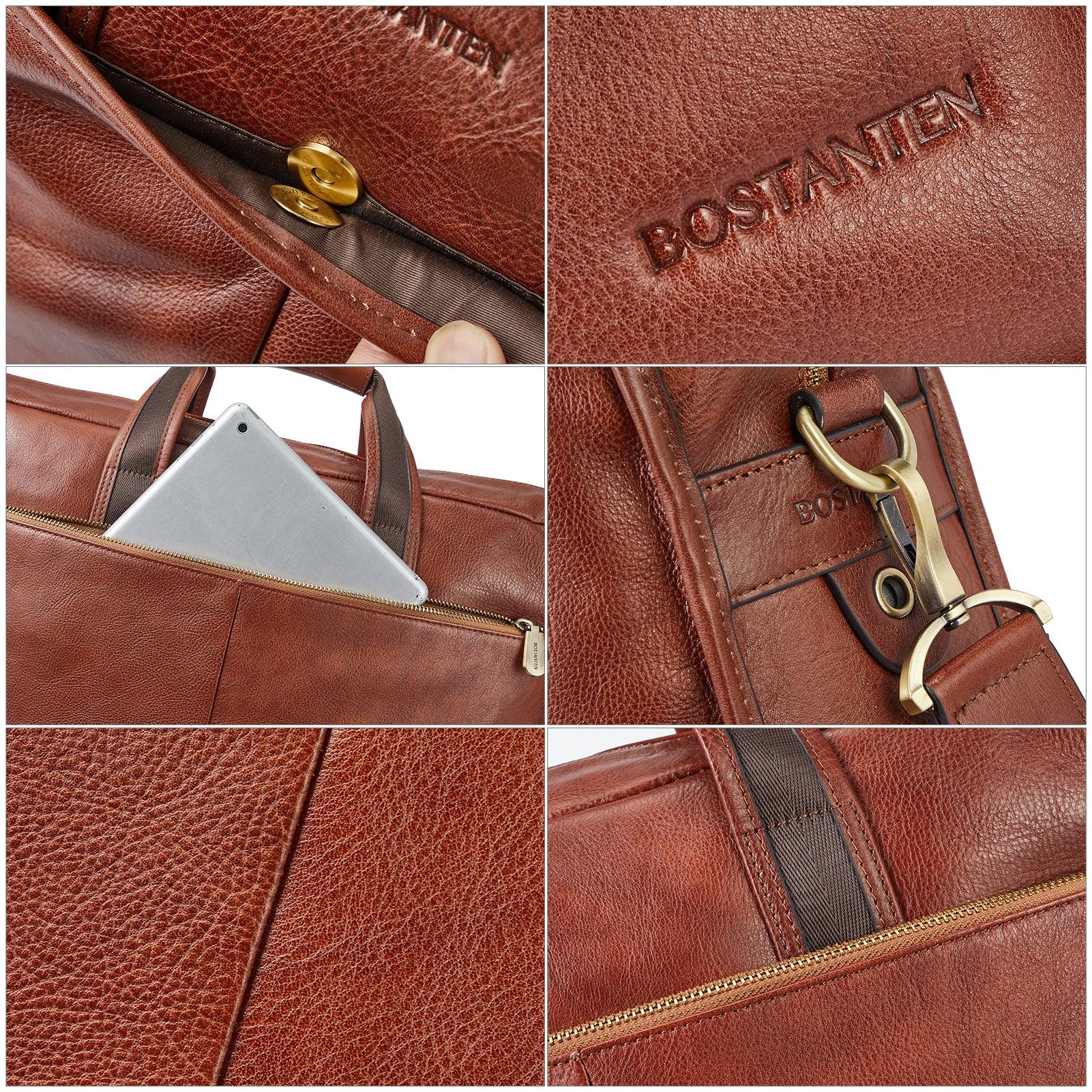 17 inch Men's Briefcase Messenger Bag — Business Lawyer - Image 6