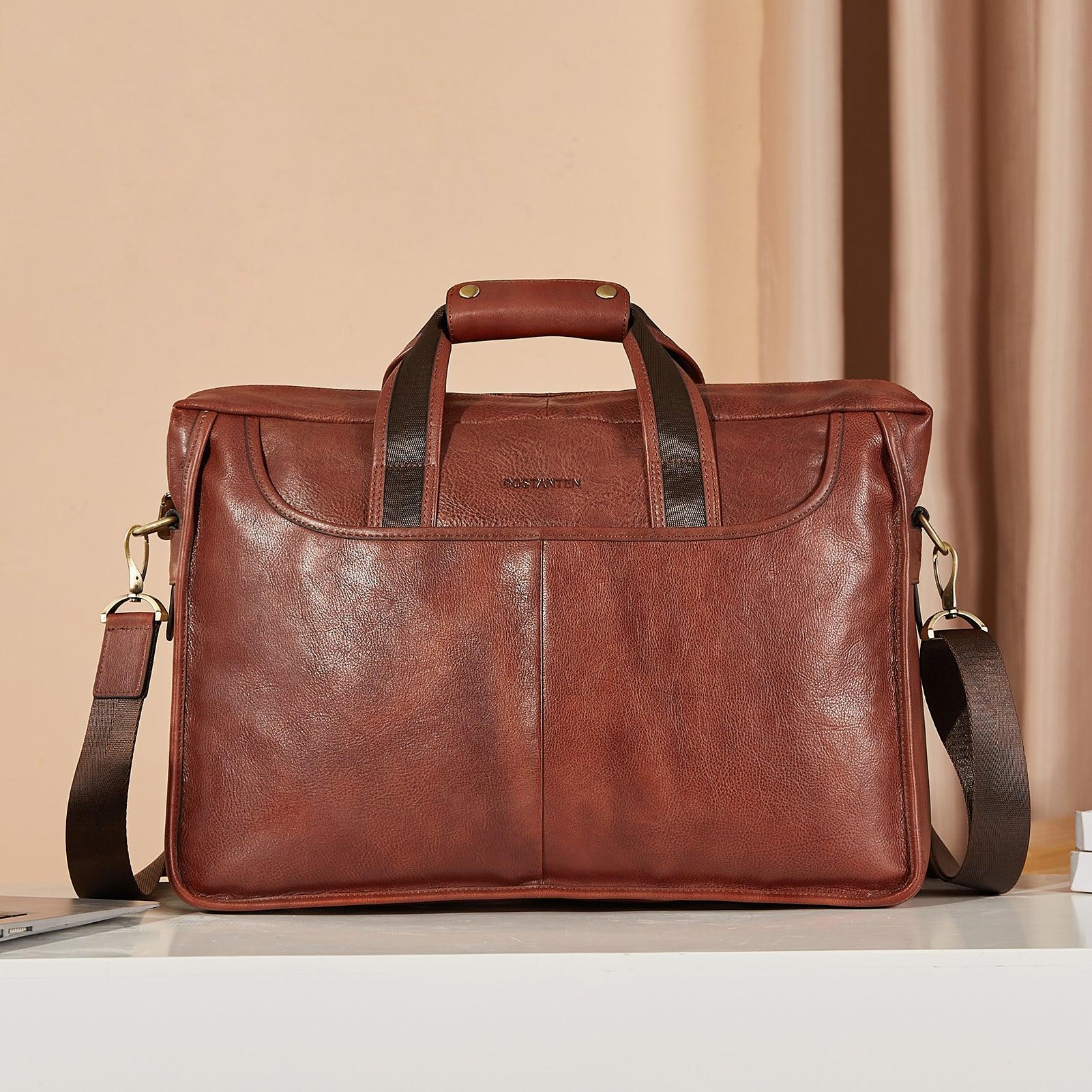 17 inch Men's Briefcase Messenger Bag — Business Lawyer - Image 9