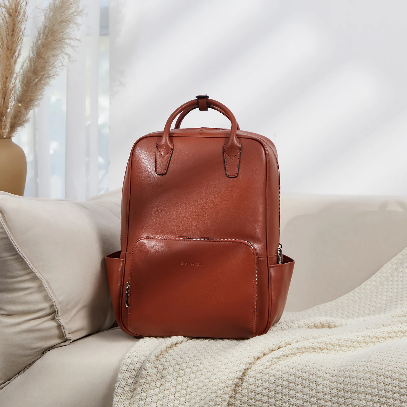 Caramel Womens Casual Backpack - Image 3