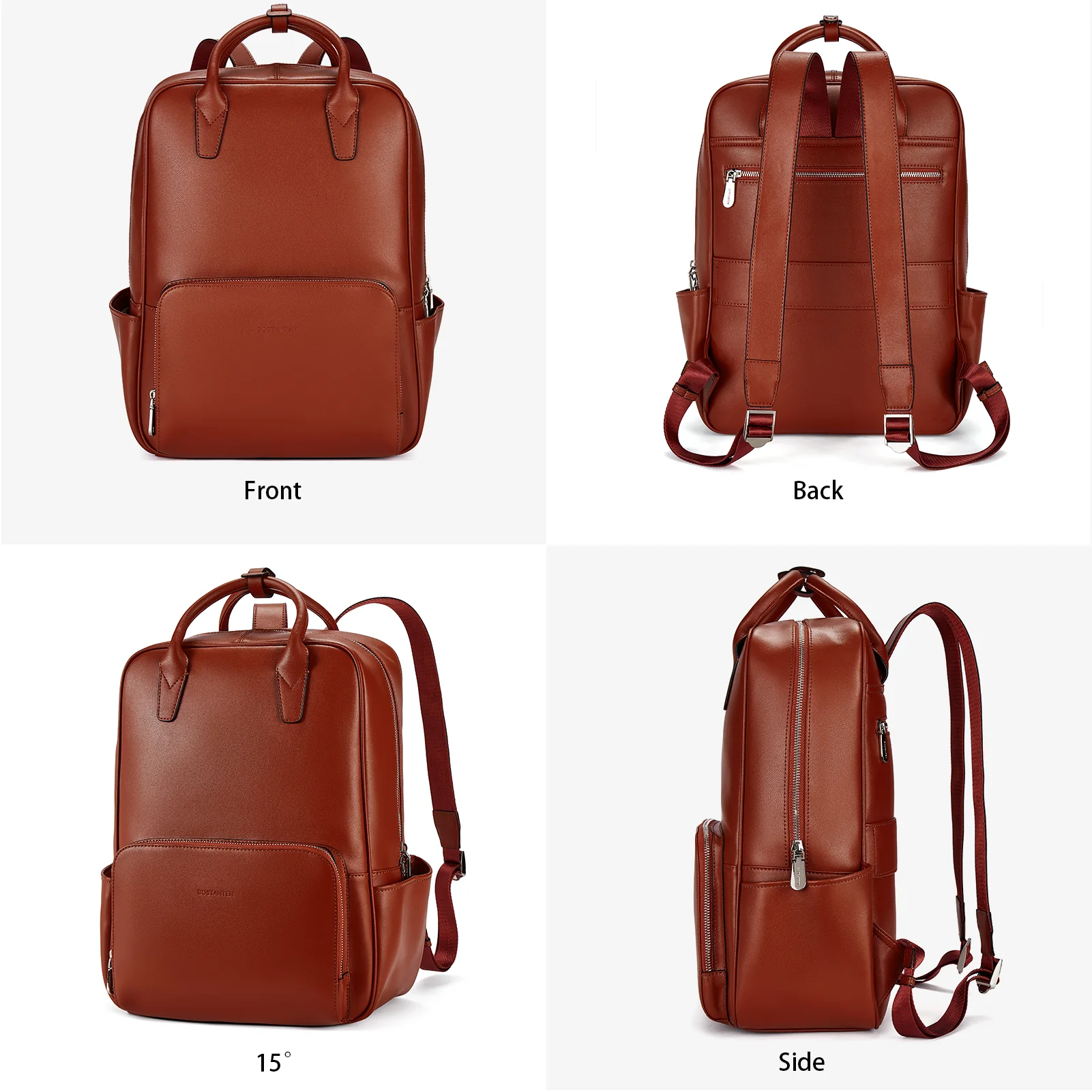 Caramel Womens Casual Backpack - Image 7