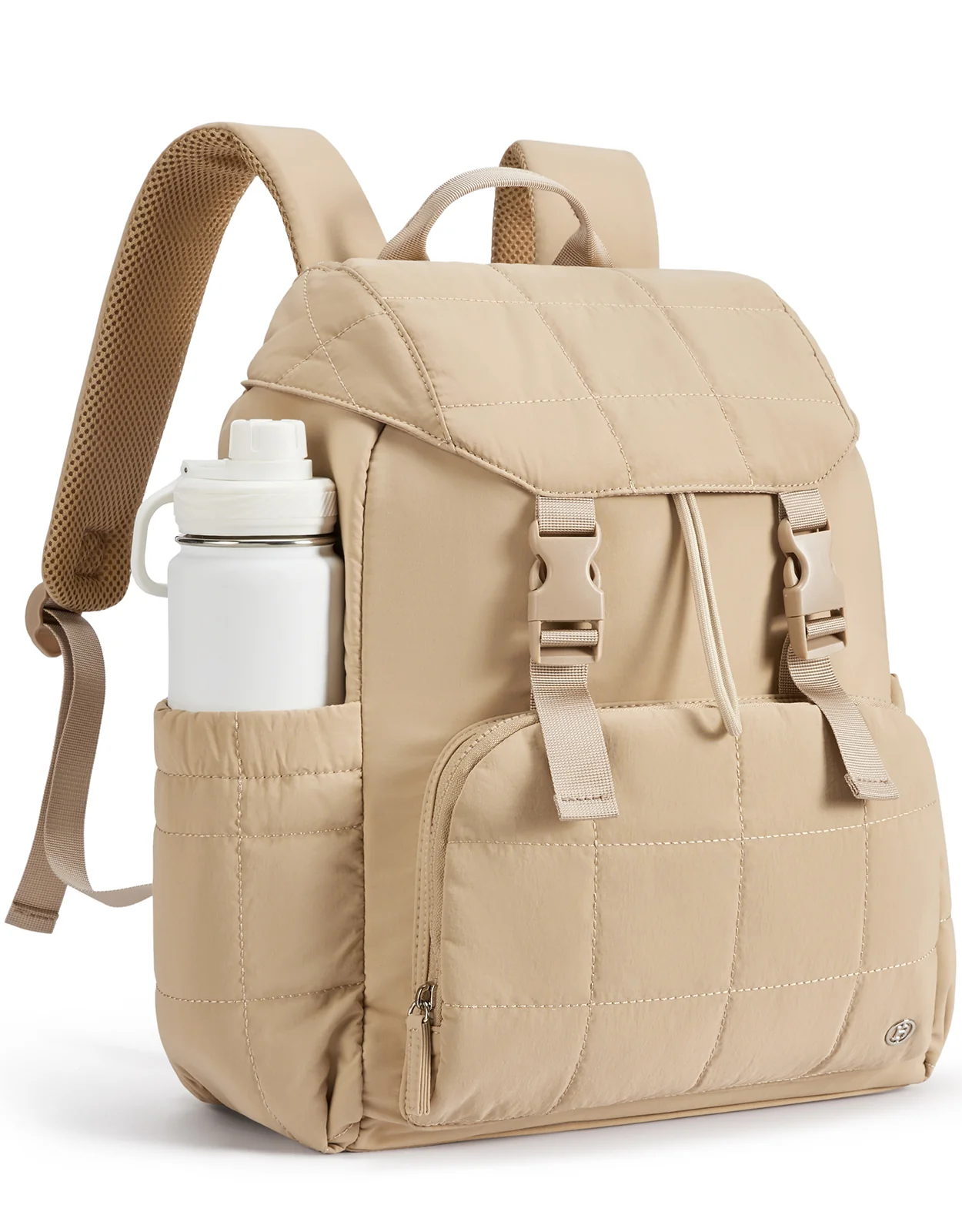 AVE 15.6 Inch Taslan Quilted Lightweight  Laptop Backpack - Image 8