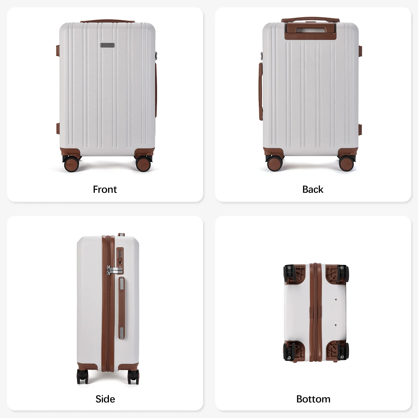 Arrio 20 inch Carry On Fashion Hardside Spinner Wheels Luggage - Image 6