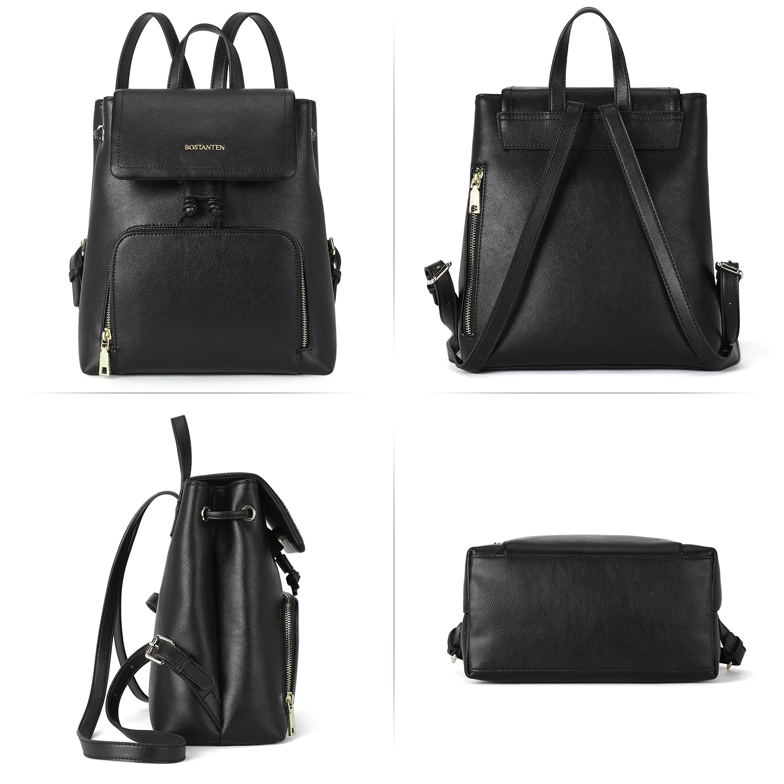 BOSTANTEN Backpack for Woman Fashion Travel Backpack Purse Ladies Shoulder Bags - Image 3