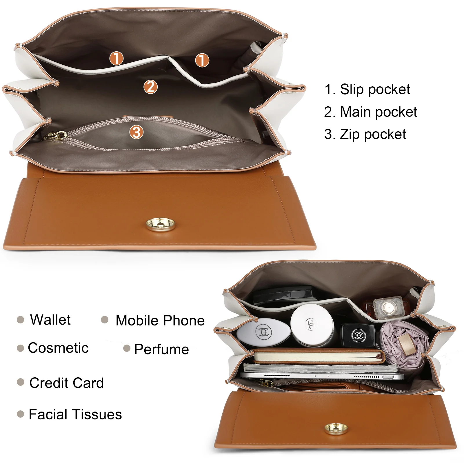 Baish Multi Function Backpack Purse — Modern - Image 11