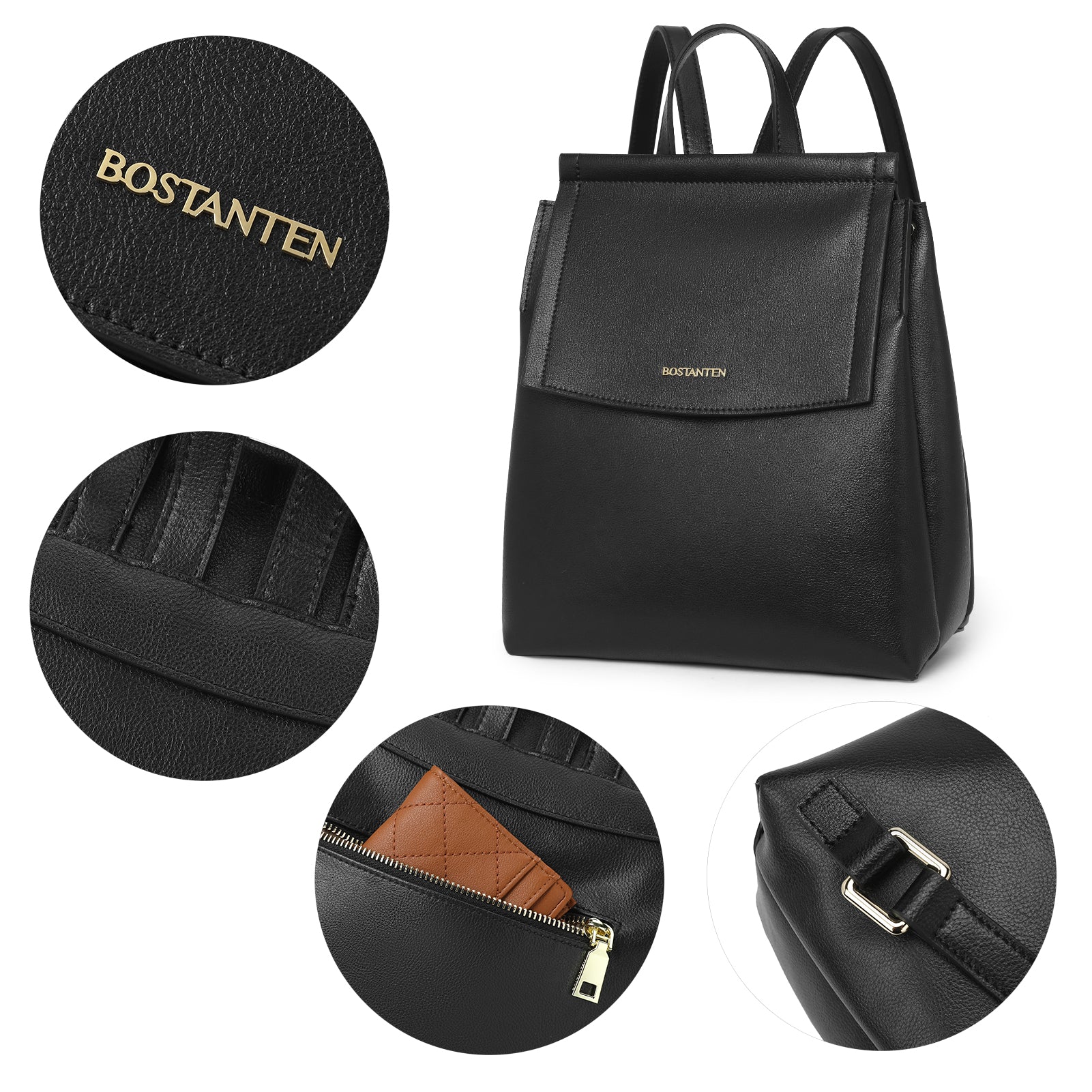 Baish Multi Function Backpack Purse — Modern - Image 7