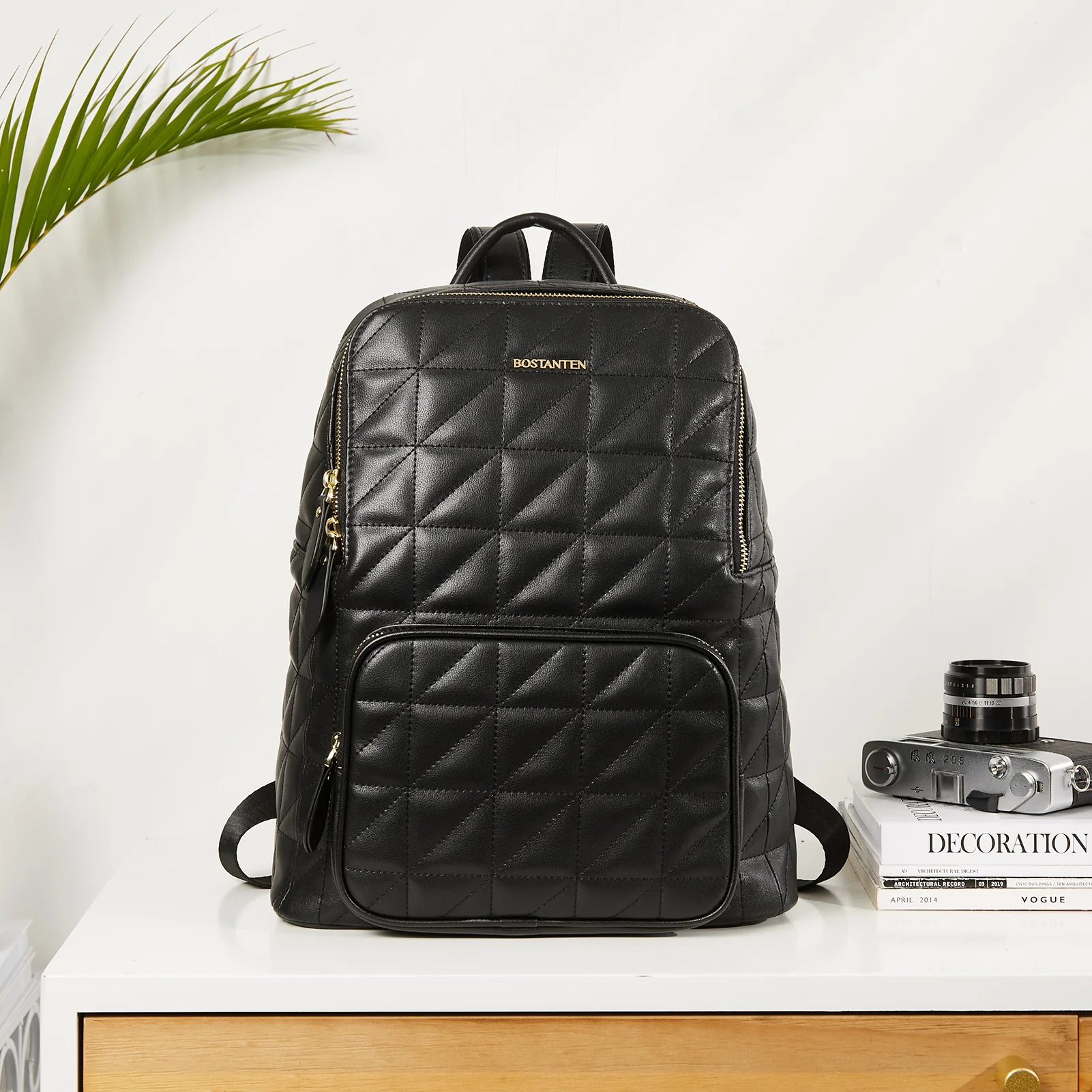 Minoru Leather Mini Backpack— Casual - Image 4