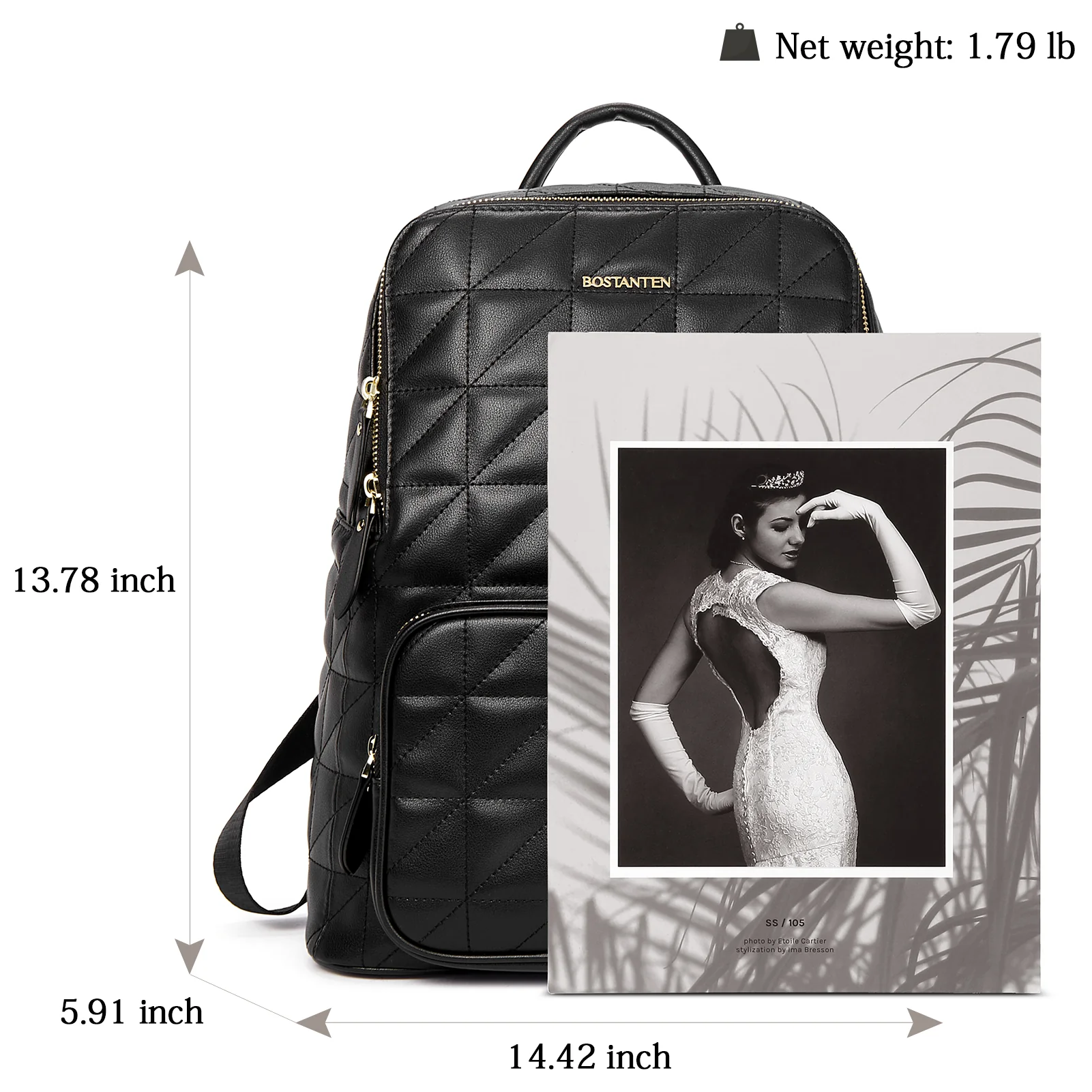 Minoru Leather Mini Backpack— Casual - Image 5