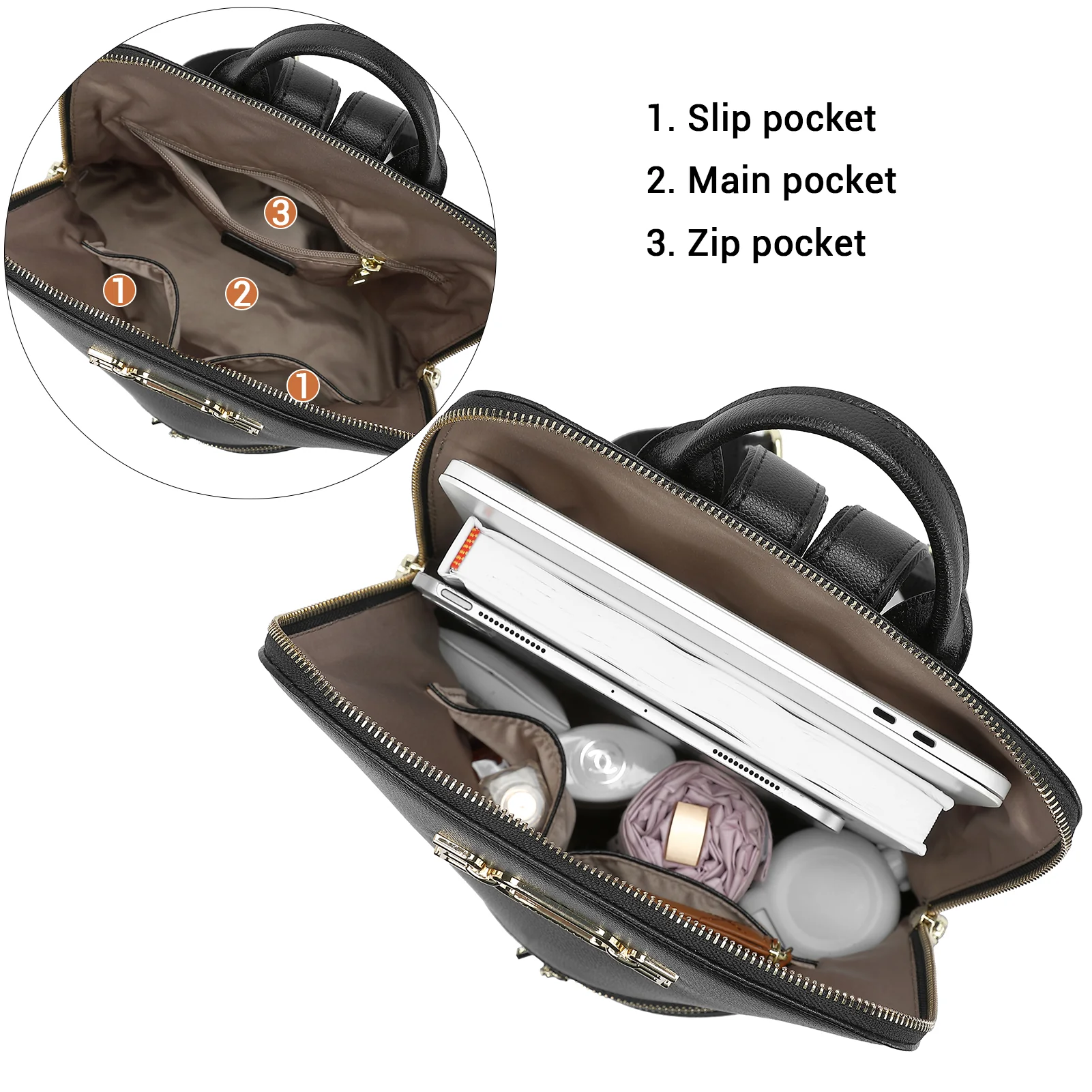 Baish Fashionable Backpack For Women — Graceful - Image 3
