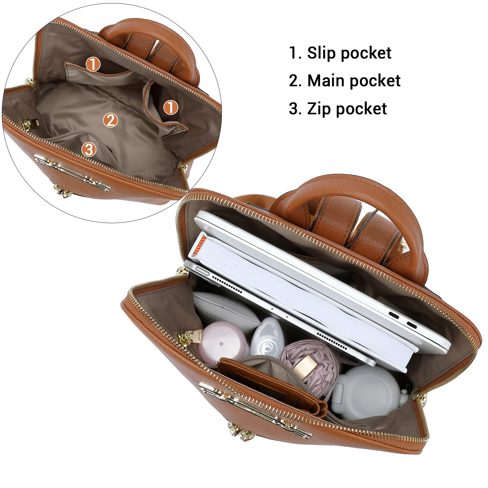 Baish Fashionable Backpack For Women — Graceful - Image 9