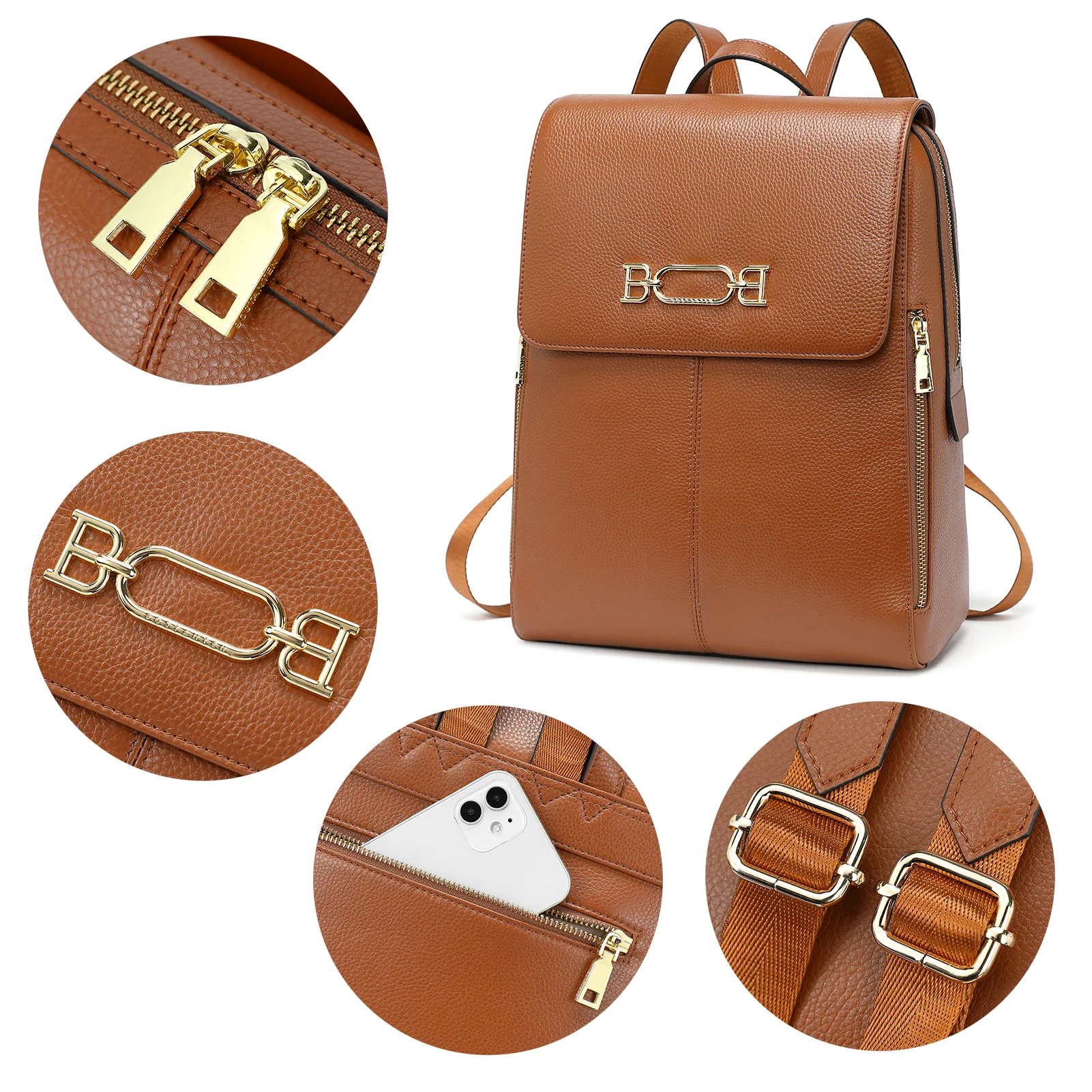 Baish Ladies Laptop Backpack — Classic - Image 8