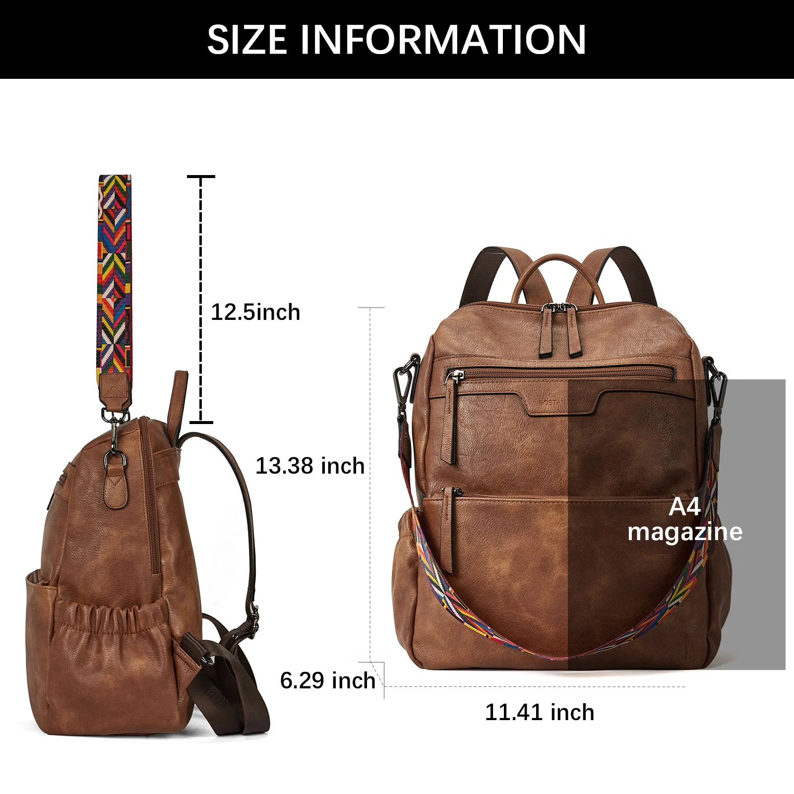 Nombongo Waterproof Backpack with Convertible Strap - Image 12