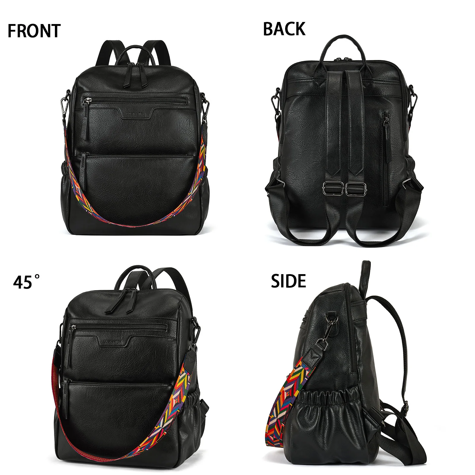 Nombongo Waterproof Backpack with Convertible Strap - Image 23