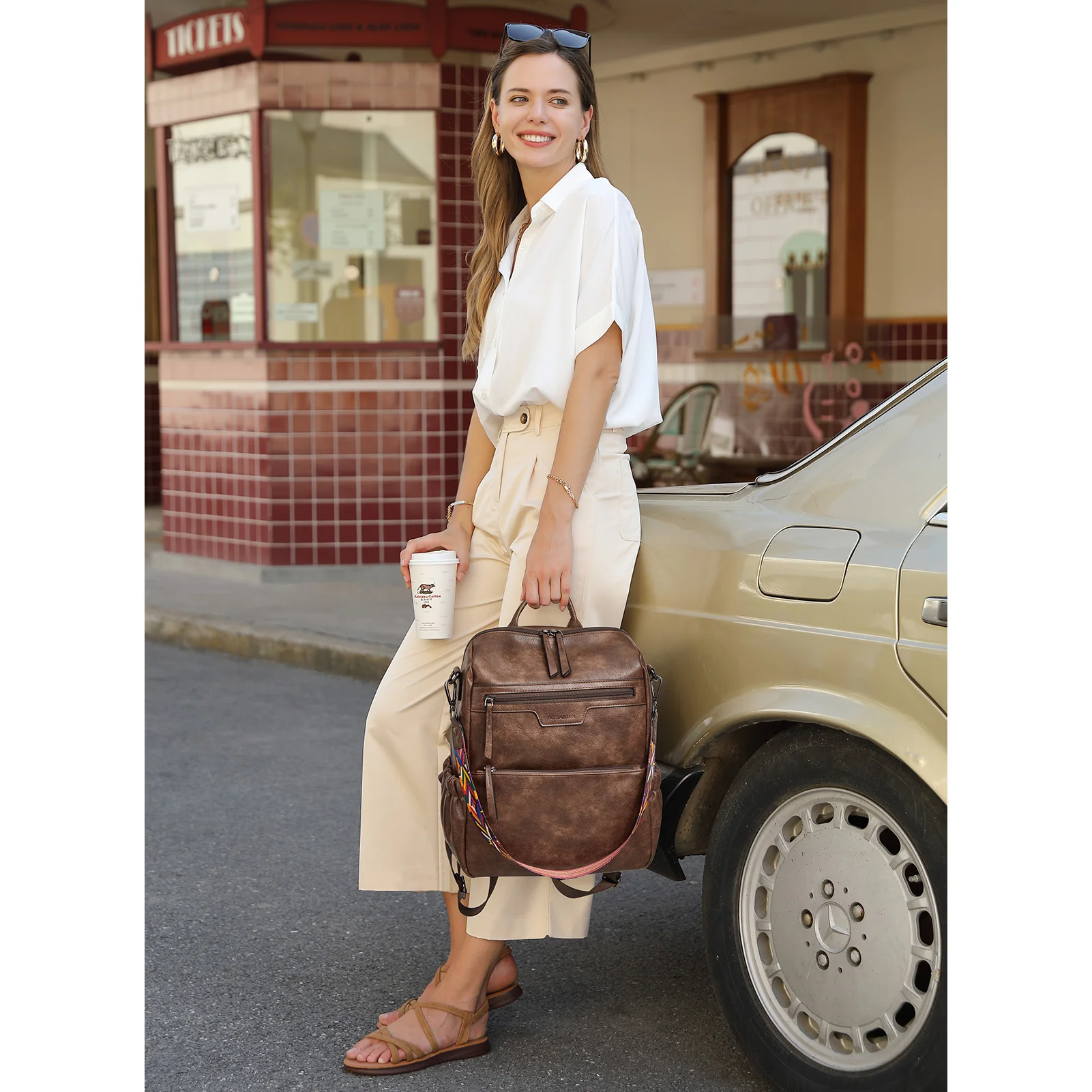 Nombongo Waterproof Backpack with Convertible Strap - Image 27
