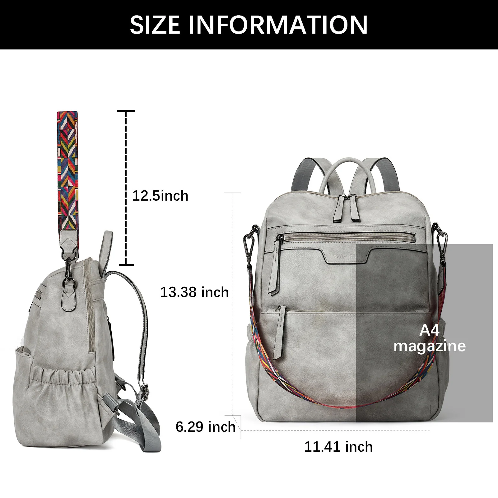 Nombongo Waterproof Backpack with Convertible Strap - Image 36