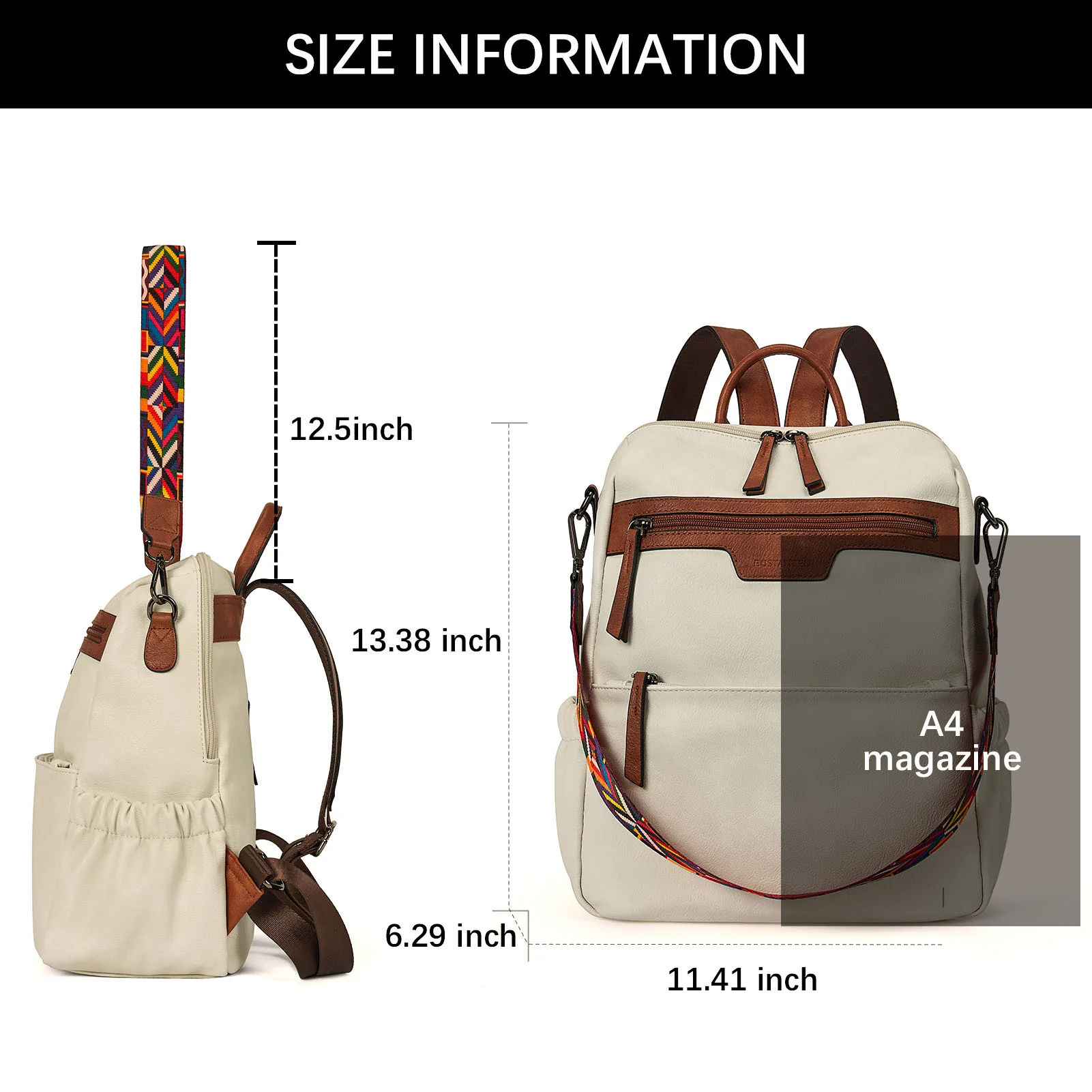 Nombongo Waterproof Backpack with Convertible Strap - Image 4