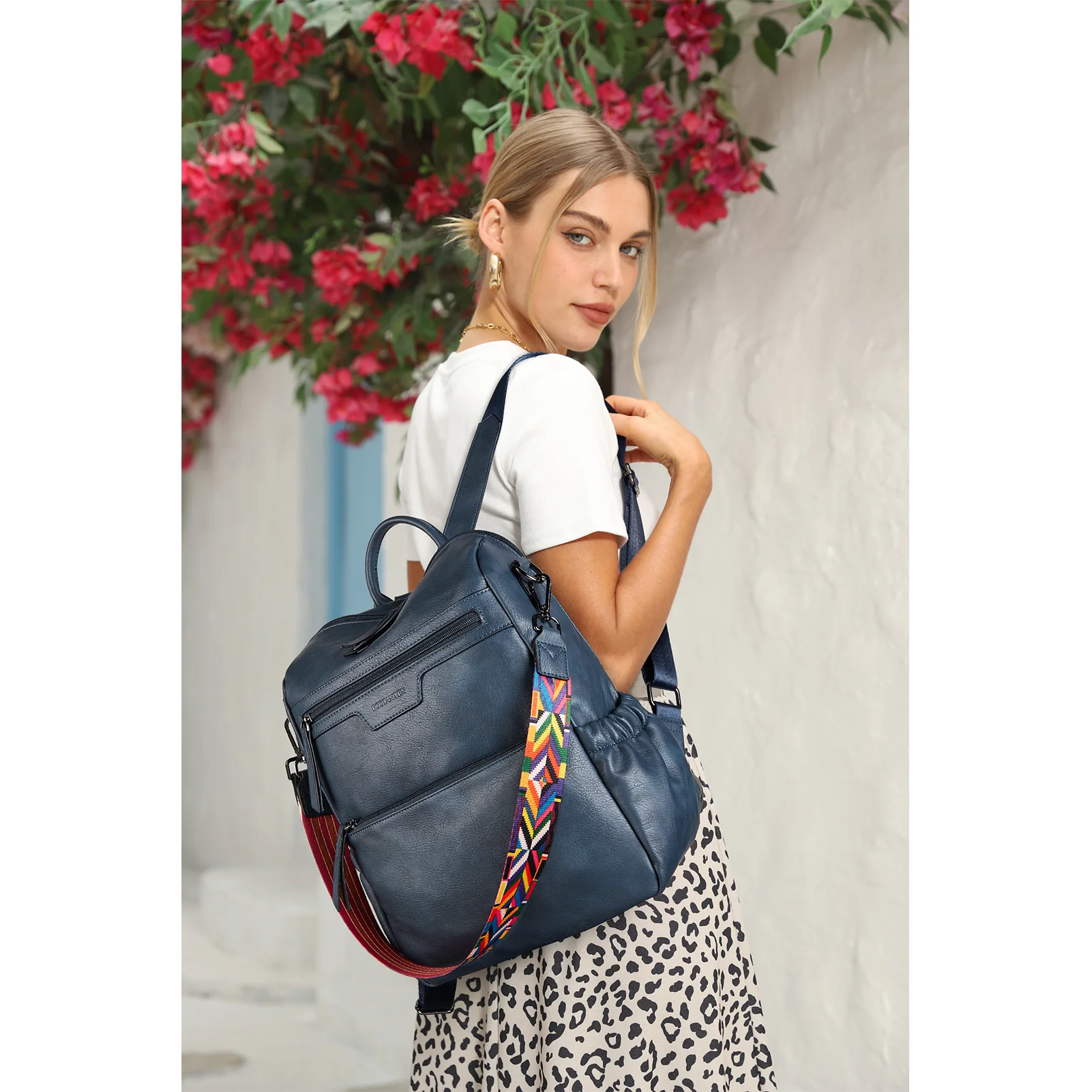 Nombongo Waterproof Backpack with Convertible Strap - Image 42