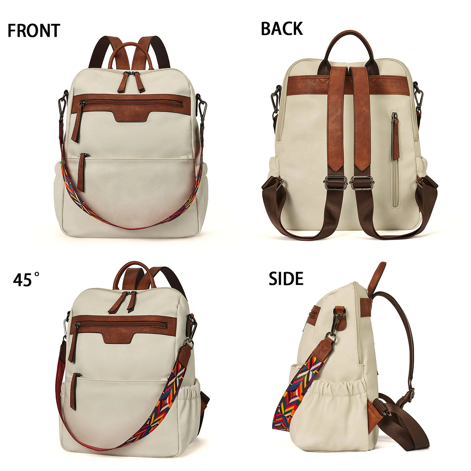 Nombongo Waterproof Backpack with Convertible Strap - Image 7