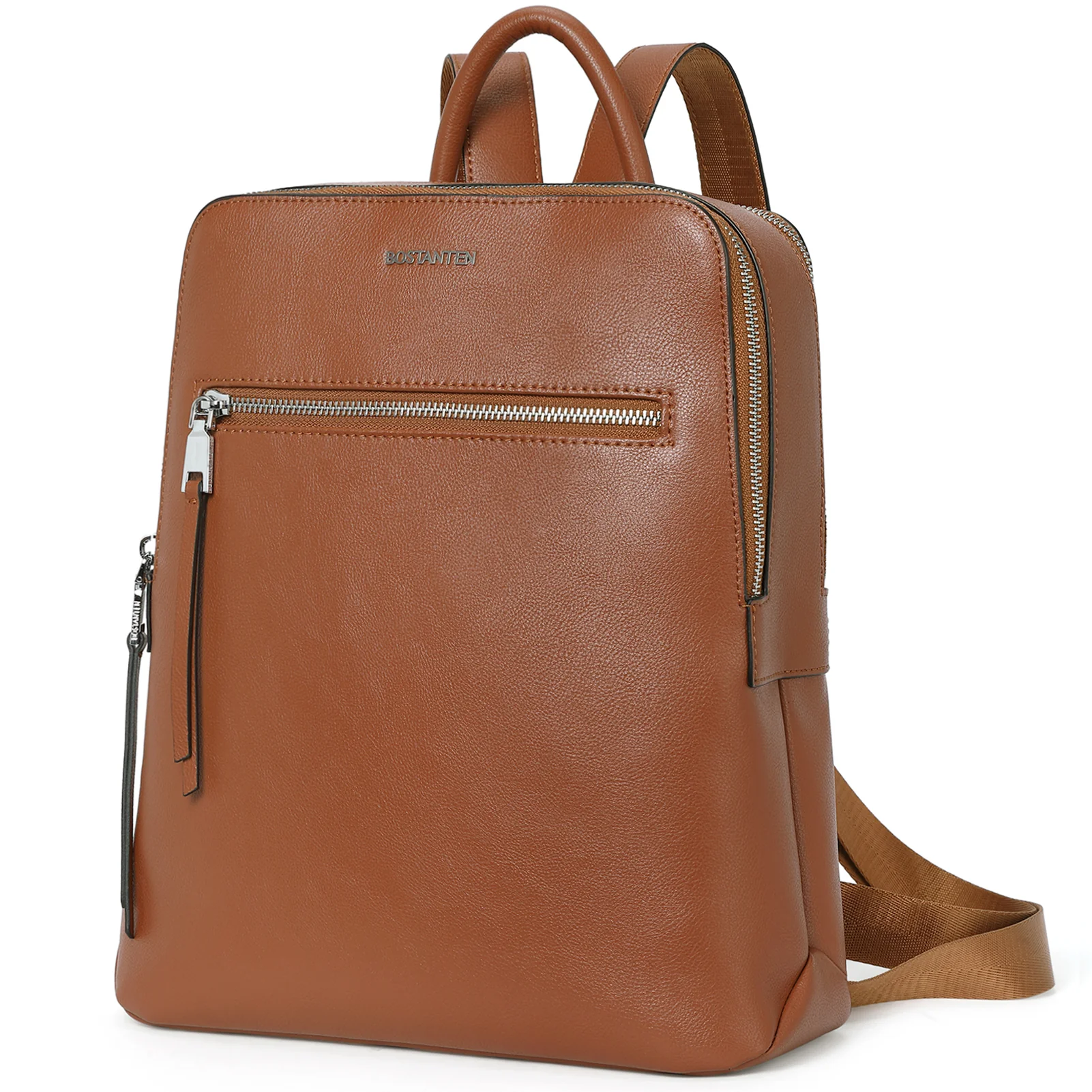 Nombongo Soft Leather Backpack — Pitch-Black - Image 10
