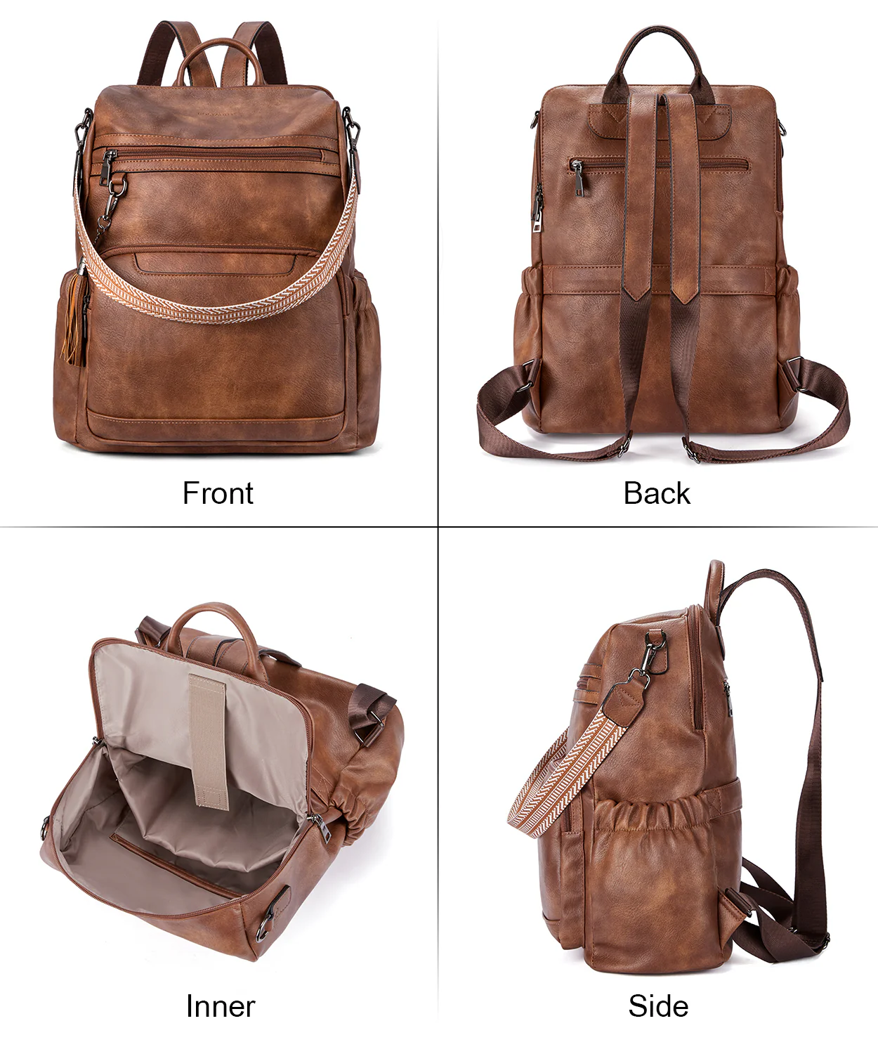 Nombongo Large Convertible Backpack Travel Bag - Two Sizes - Image 60