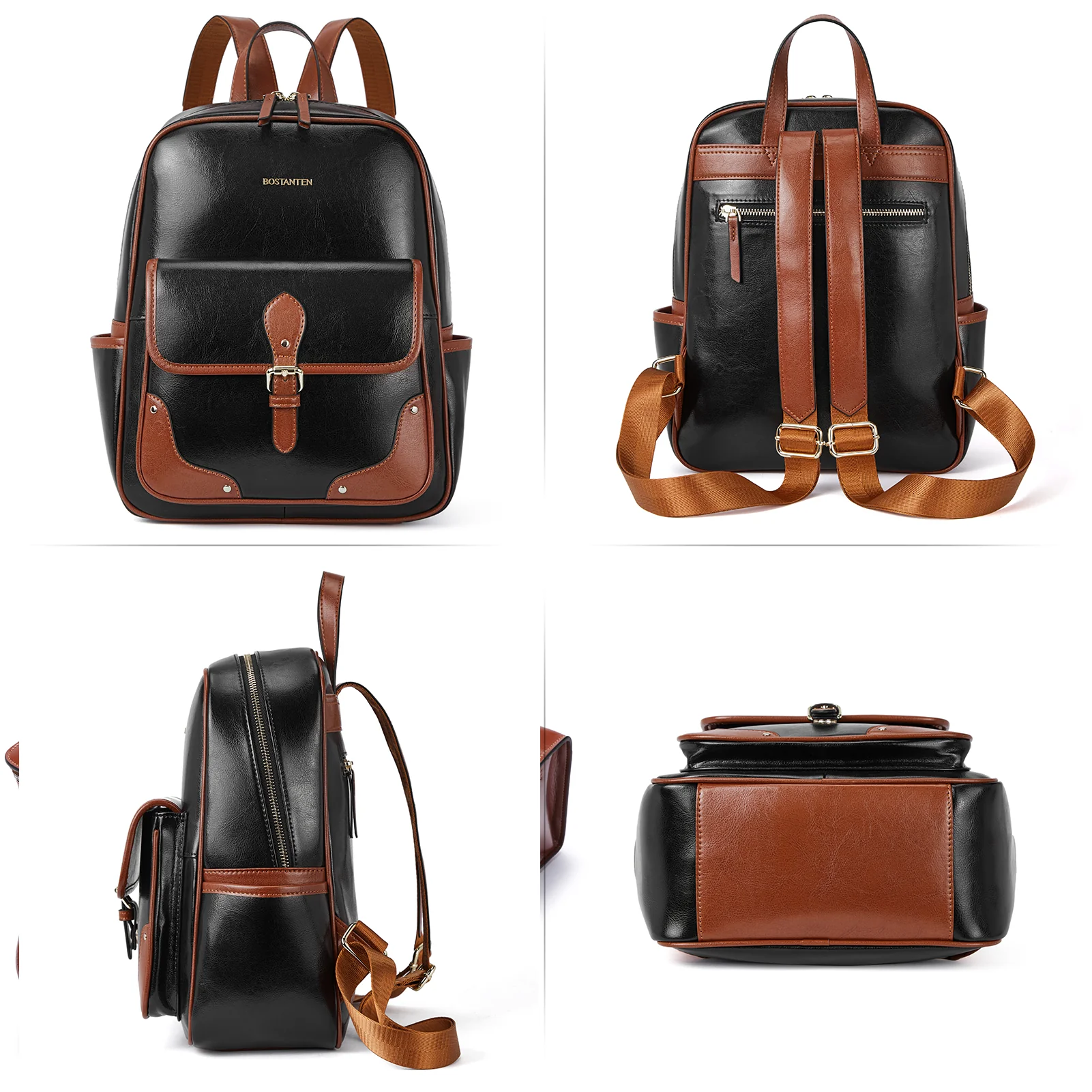 Vrba Leather Book Bag — Talent - Image 5