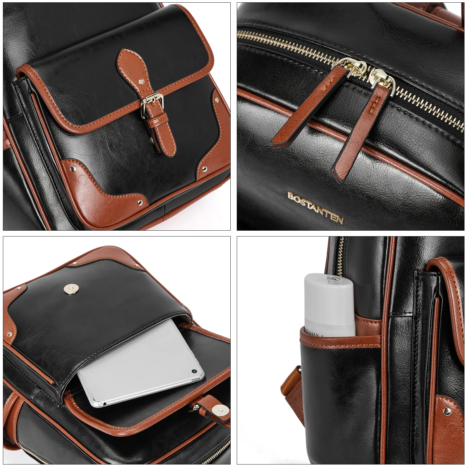 Vrba Leather Book Bag — Talent - Image 6