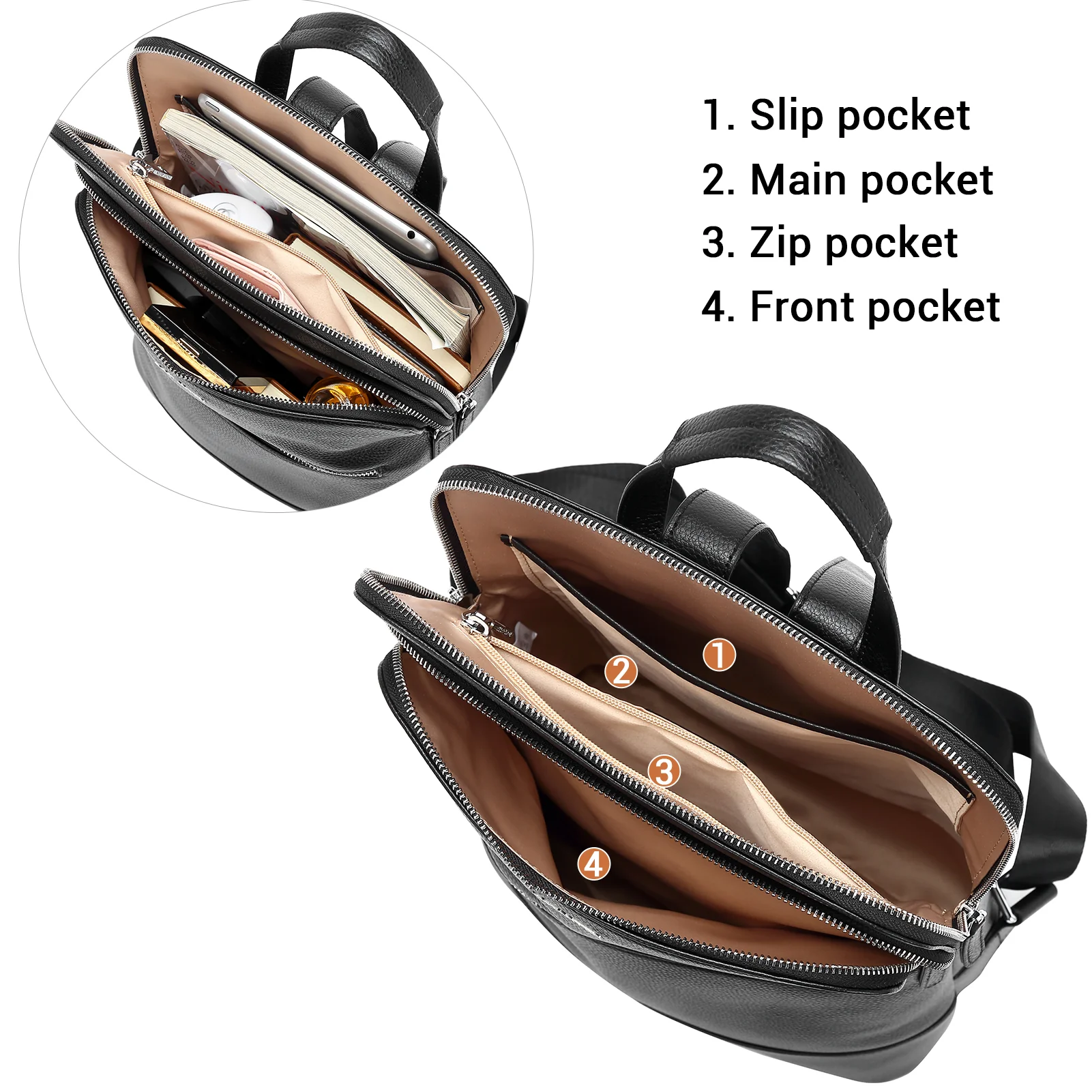 Vrba Designer Purse Backpack — Noble - Image 15