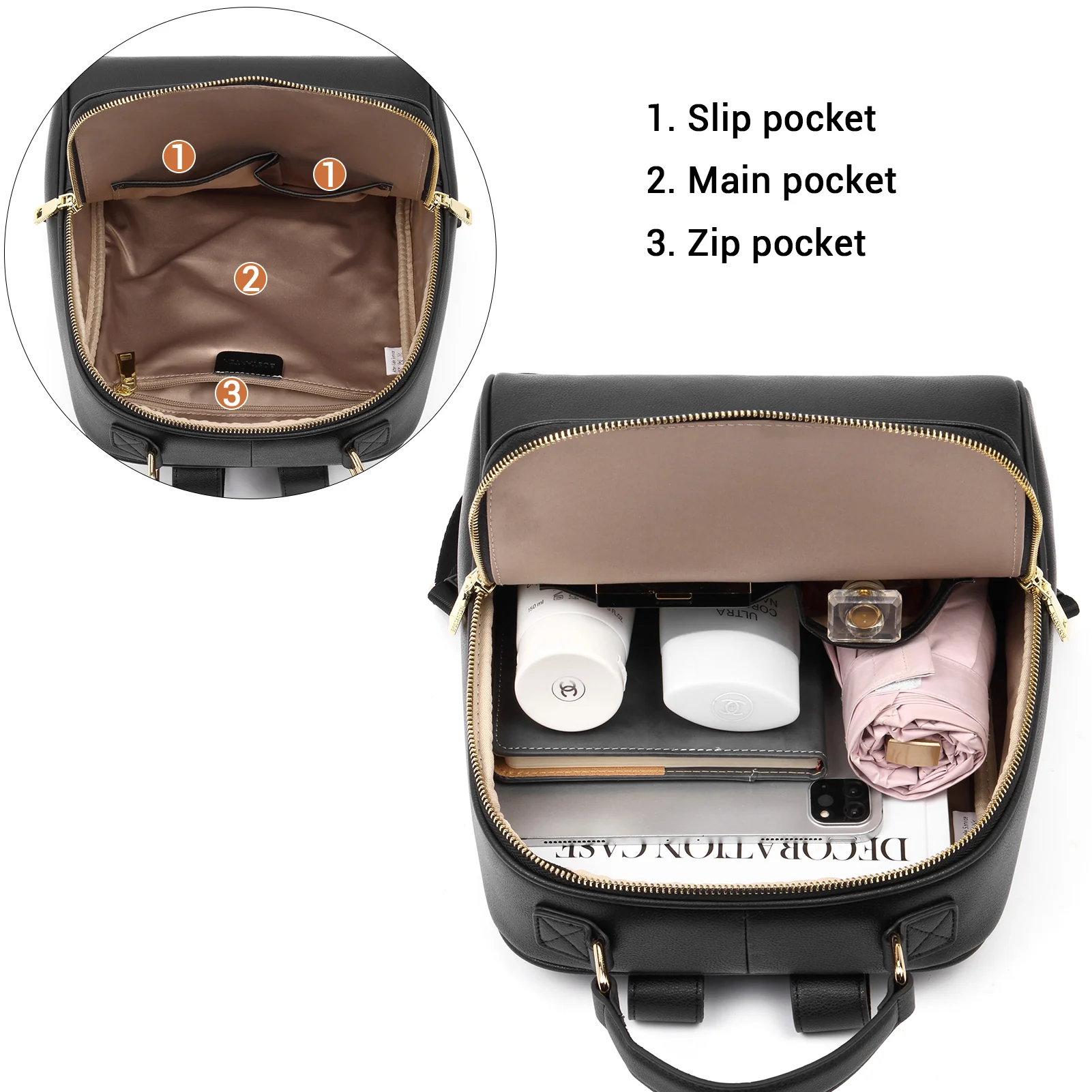 Baish Commuter Backpack Women —— Adjustable Straps - Image 13