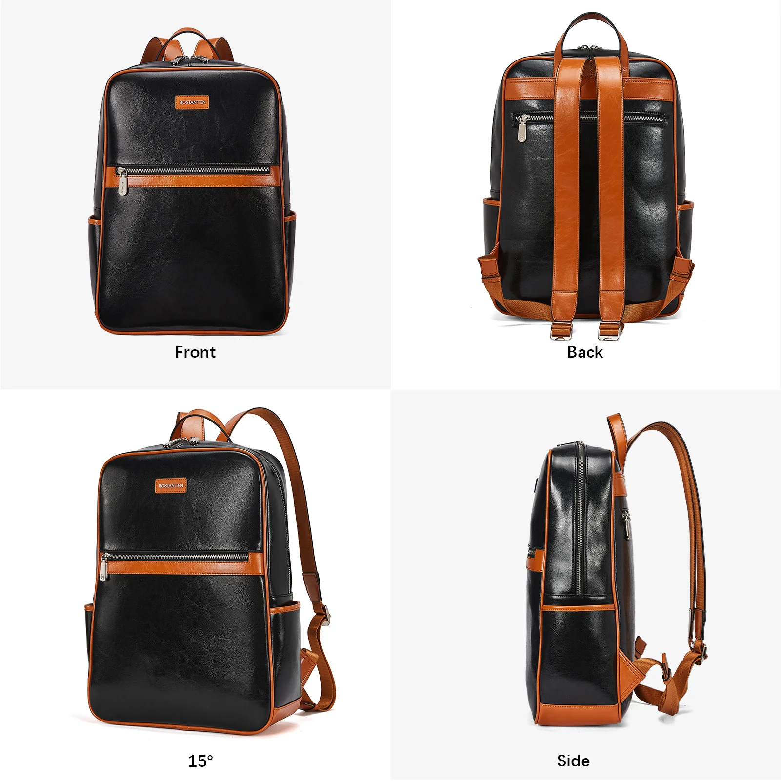 Vrba Leather Handbags Backpack — Creativity - Image 11