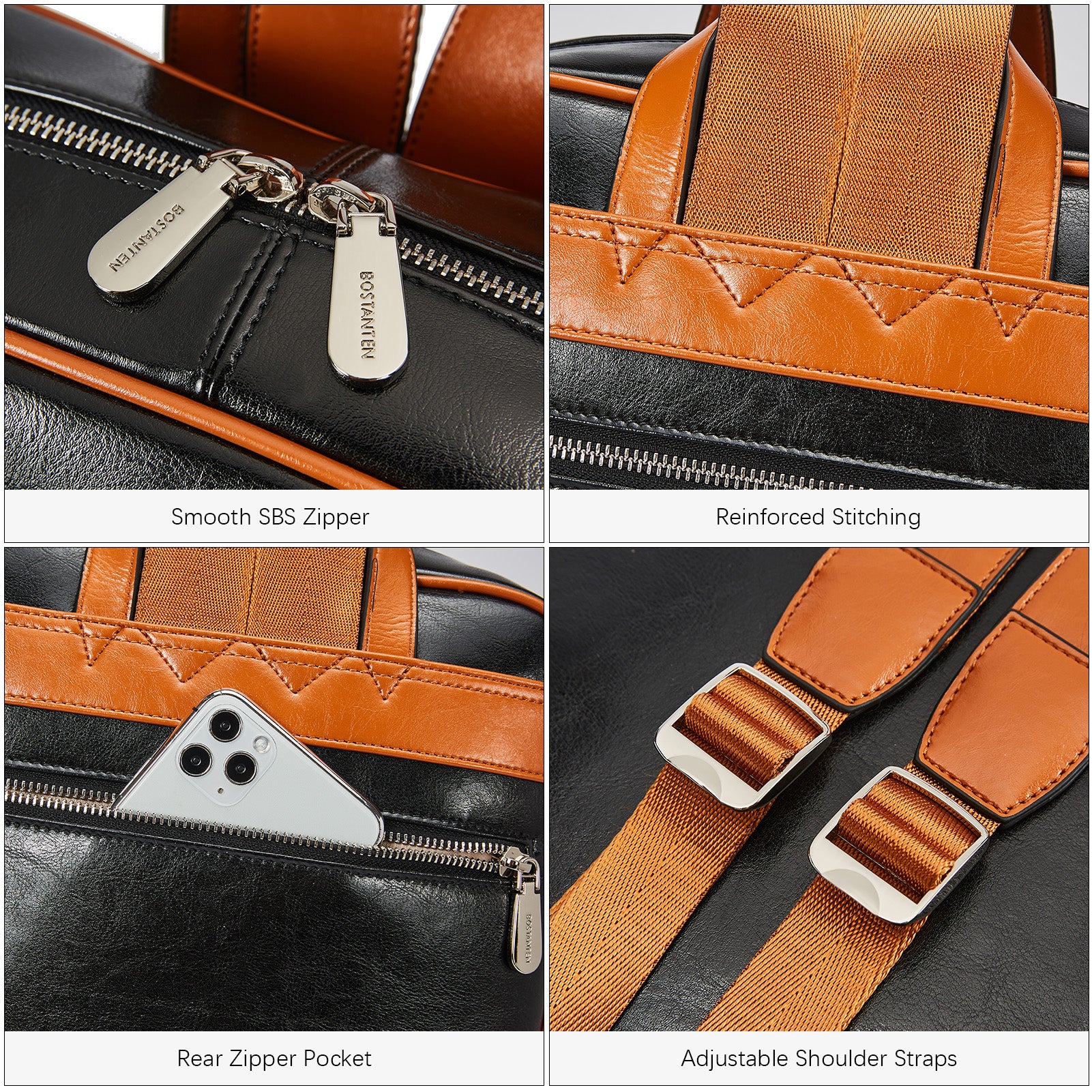 Vrba Leather Handbags Backpack — Creativity - Image 12