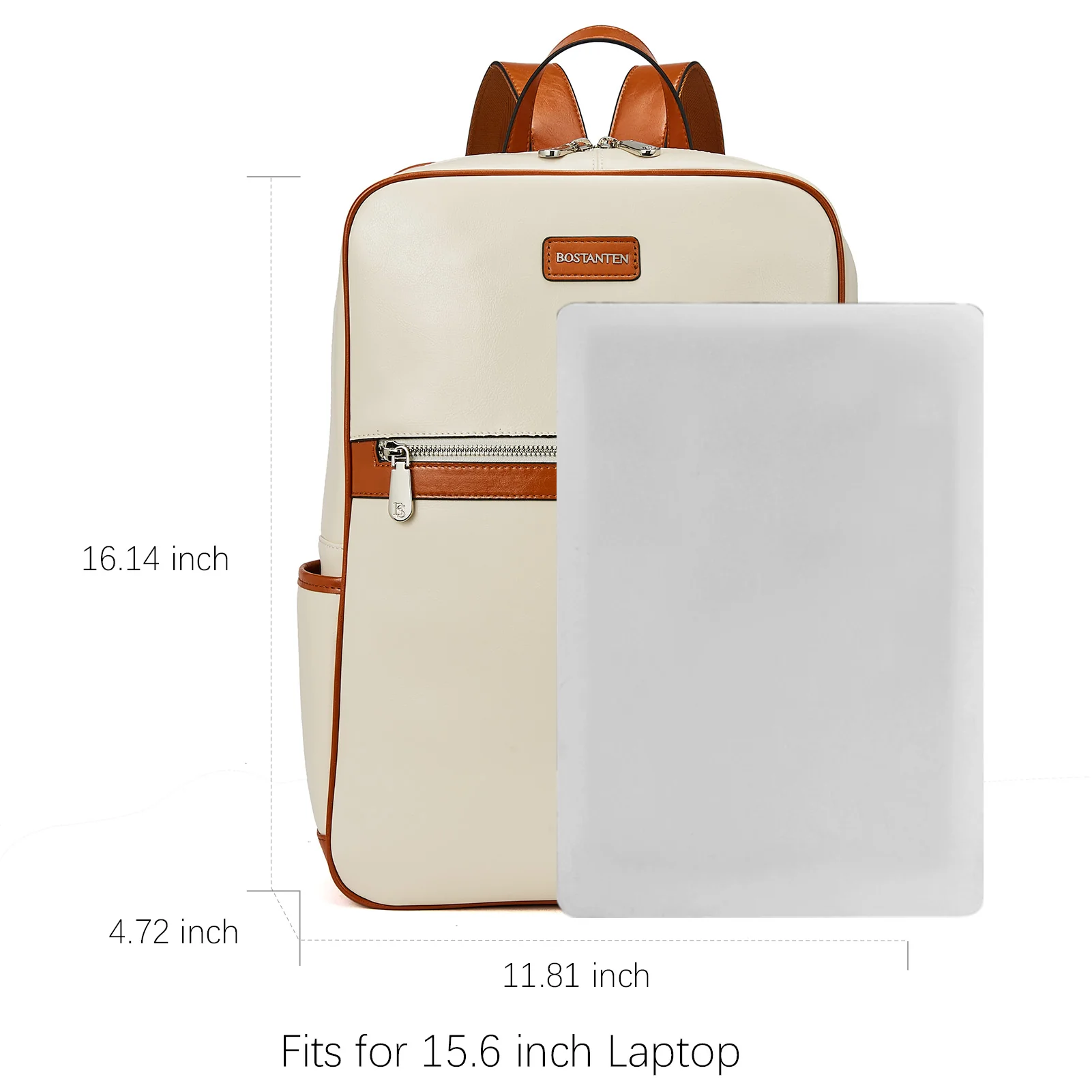Vrba Leather Handbags Backpack — Creativity - Image 3