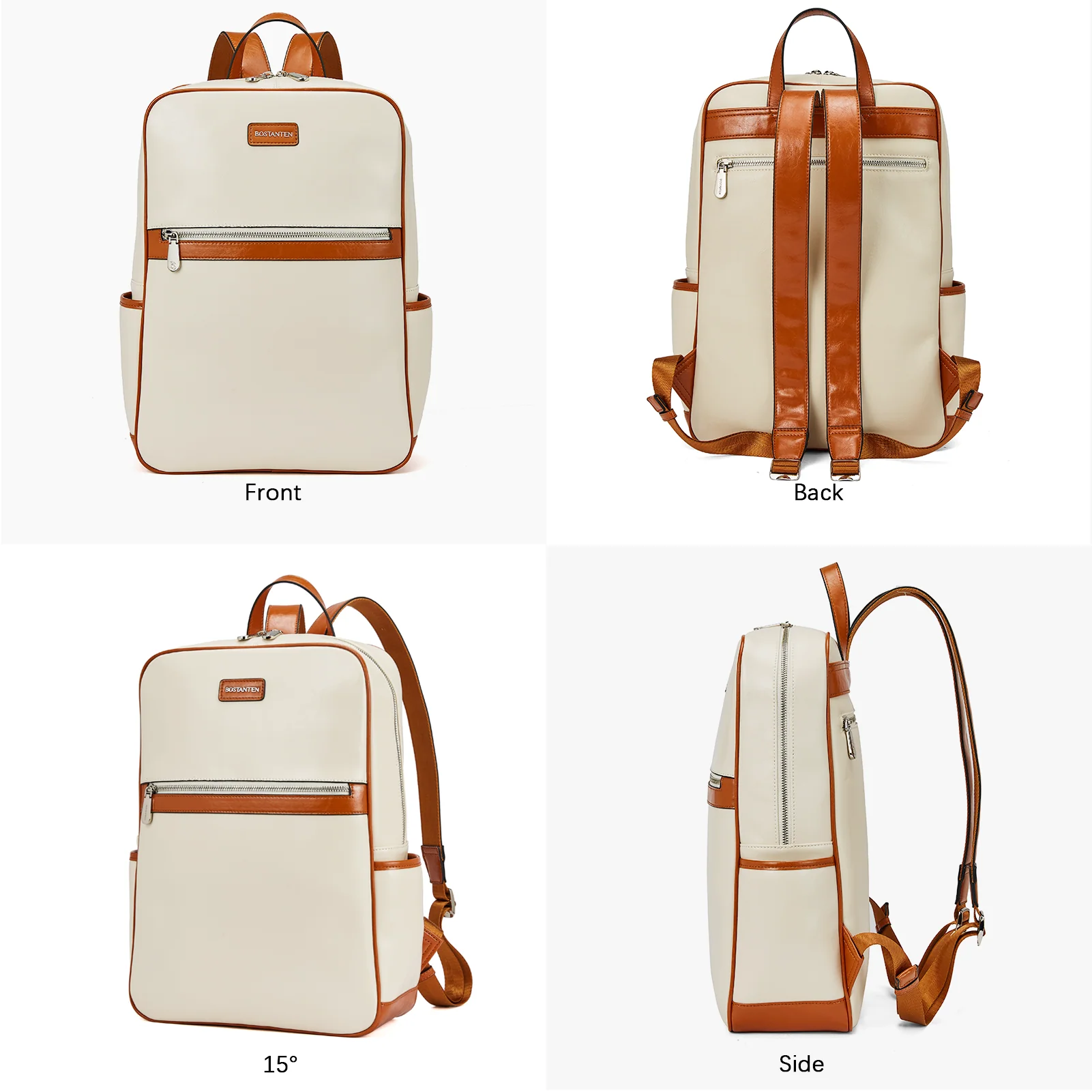 Vrba Leather Handbags Backpack — Creativity - Image 5