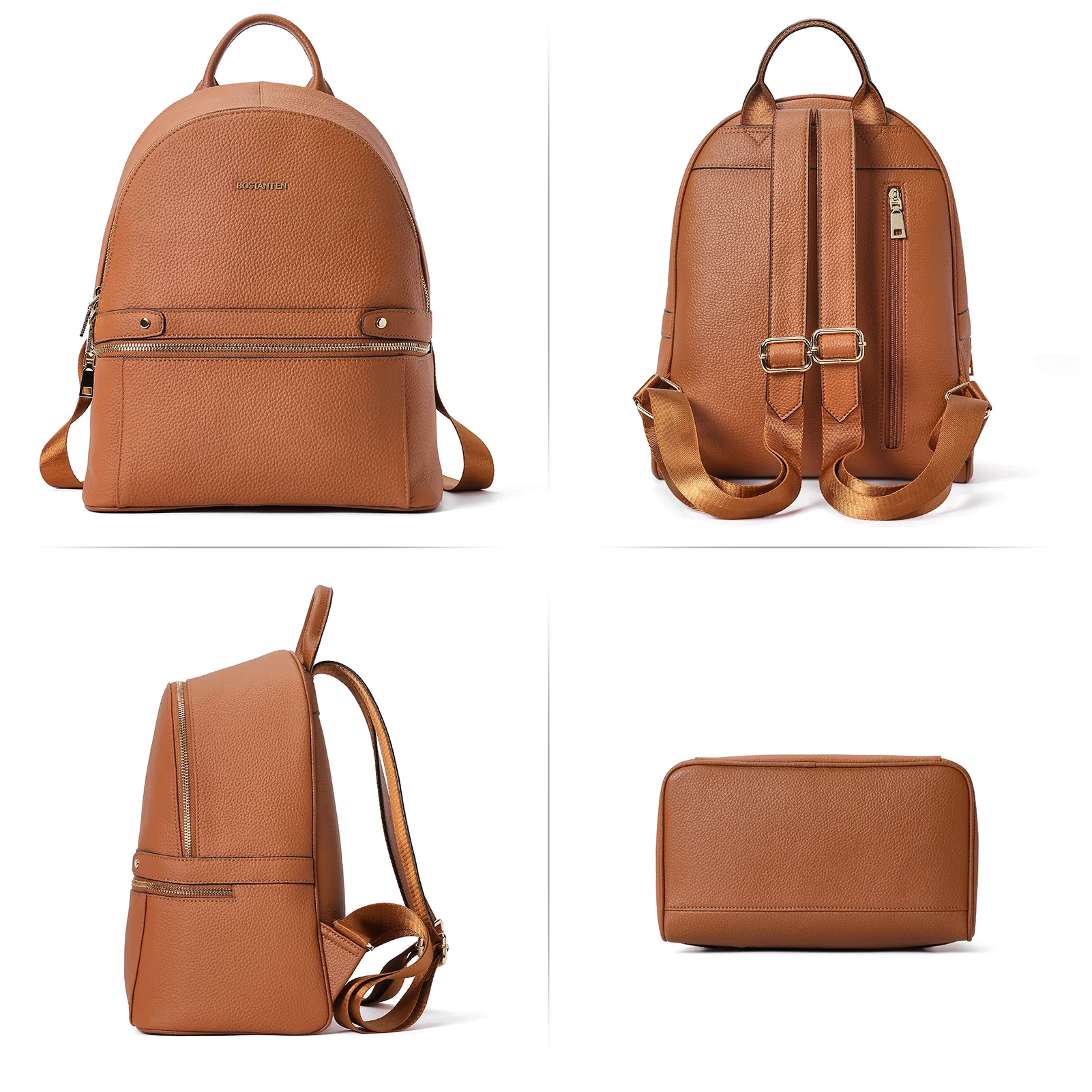 Nombongo Genuine Leather Backpack —College - Image 8