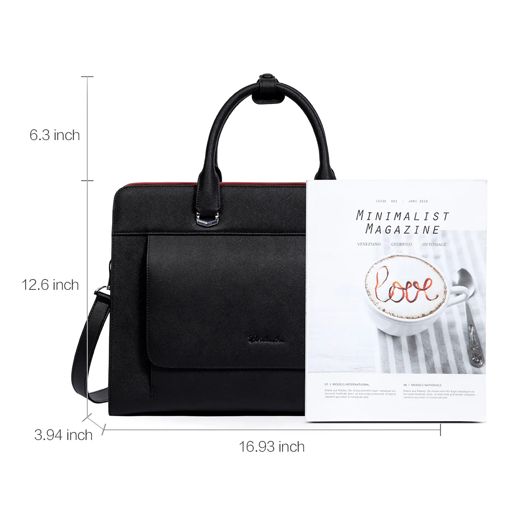 Mizuki Briefcase With Shoulder Strap — Security - Image 12
