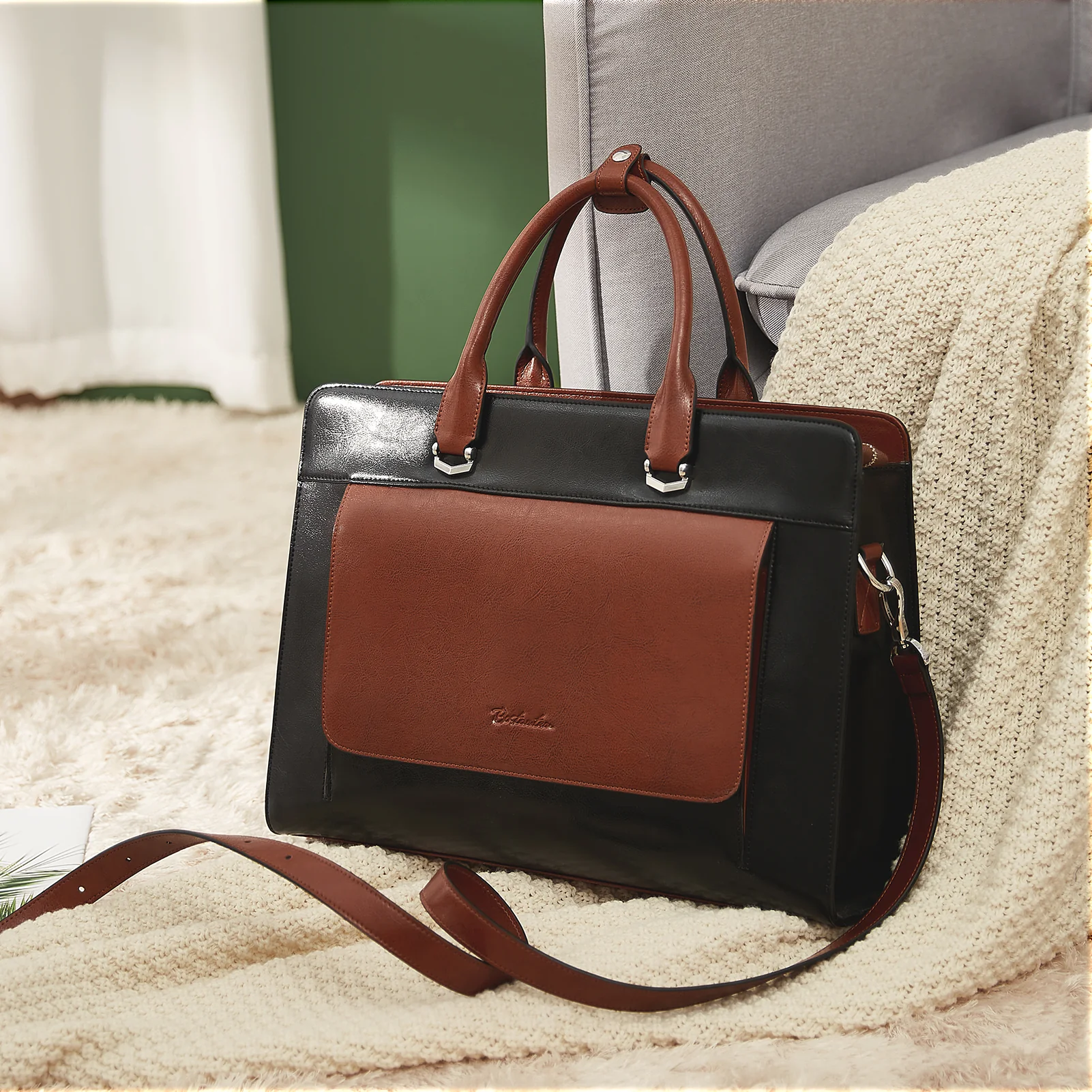 Mizuki Briefcase With Shoulder Strap — Security - Image 17