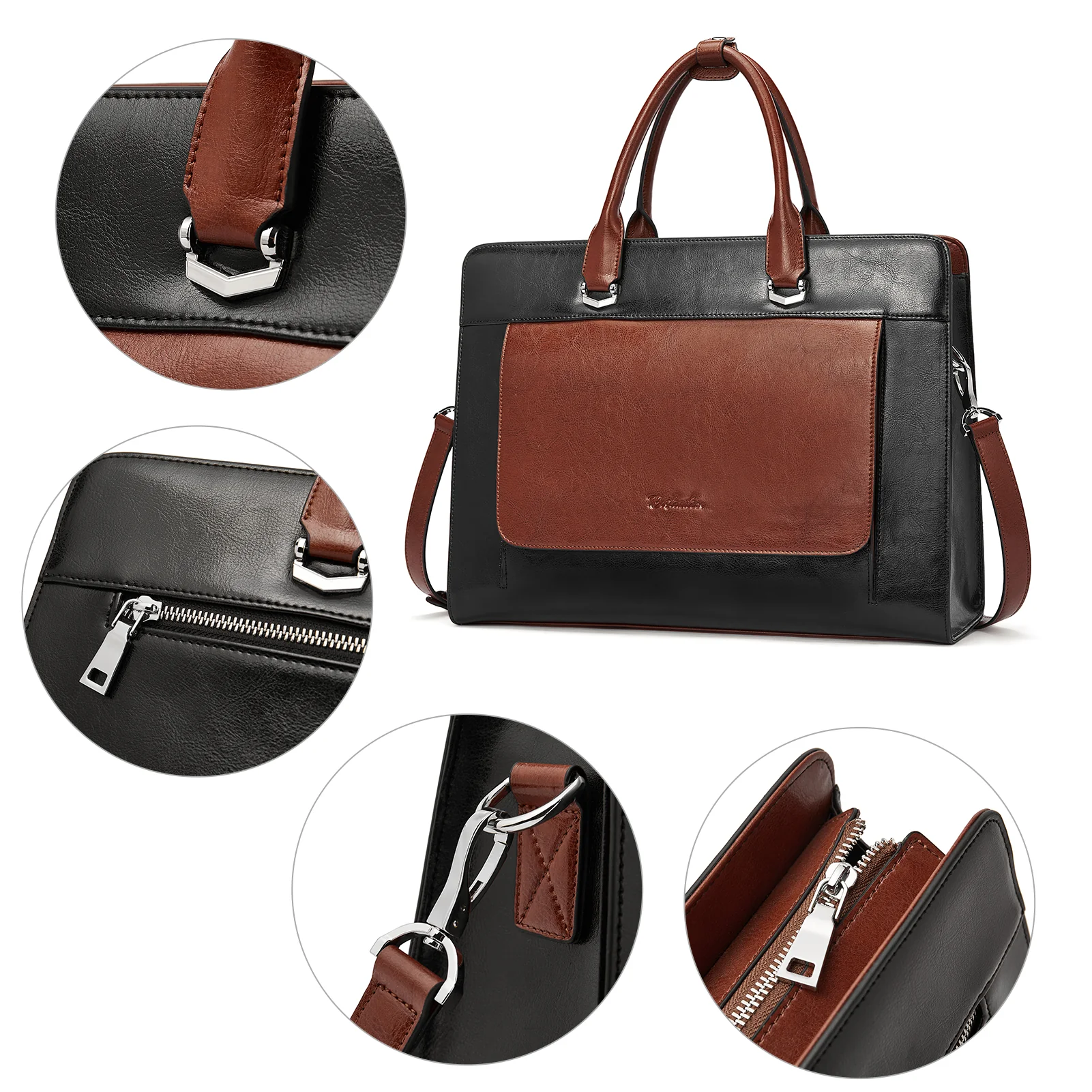 Mizuki Briefcase With Shoulder Strap — Security - Image 21
