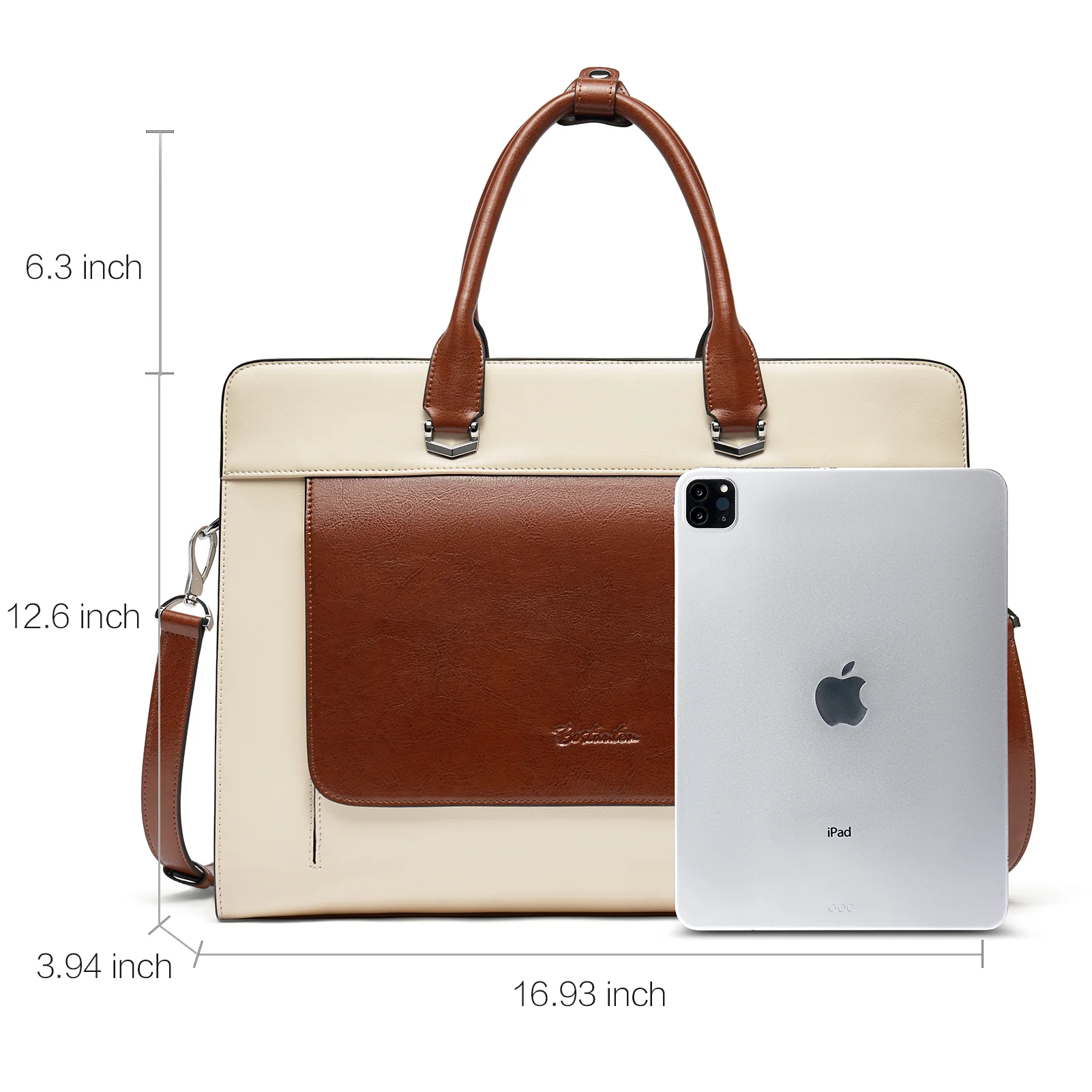 Mizuki Briefcase With Shoulder Strap — Security - Image 3