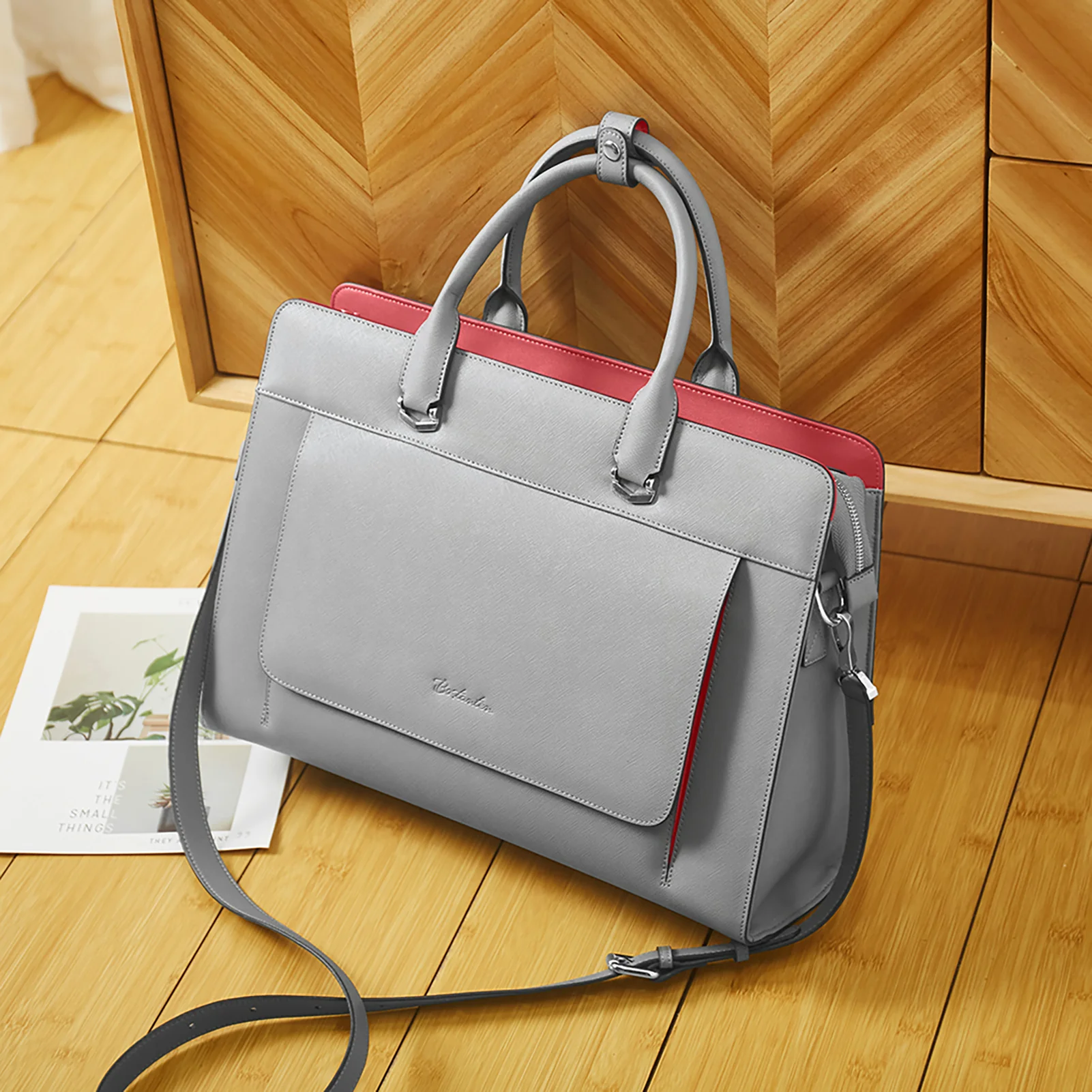 Mizuki Briefcase With Shoulder Strap — Security - Image 32