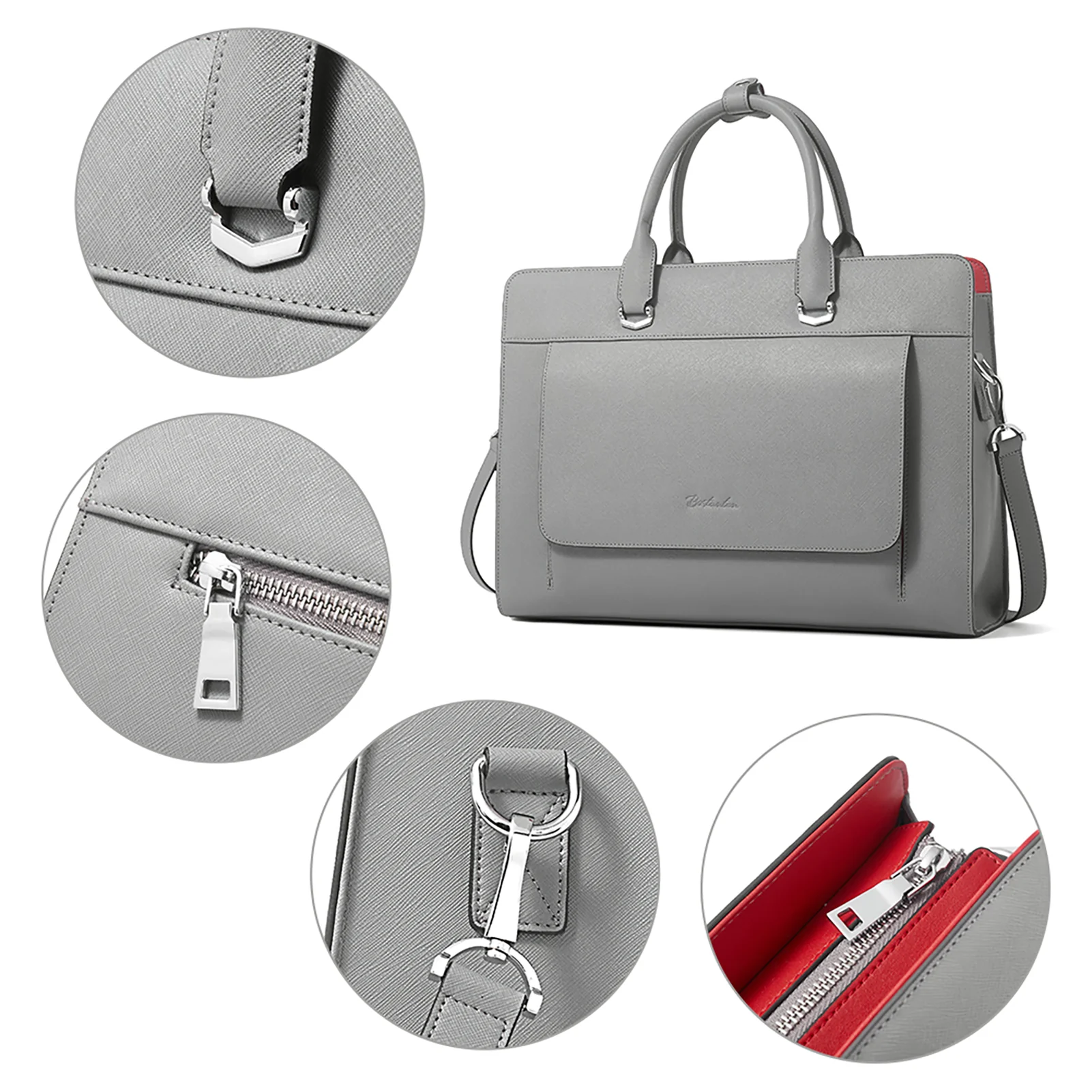 Mizuki Briefcase With Shoulder Strap — Security - Image 34