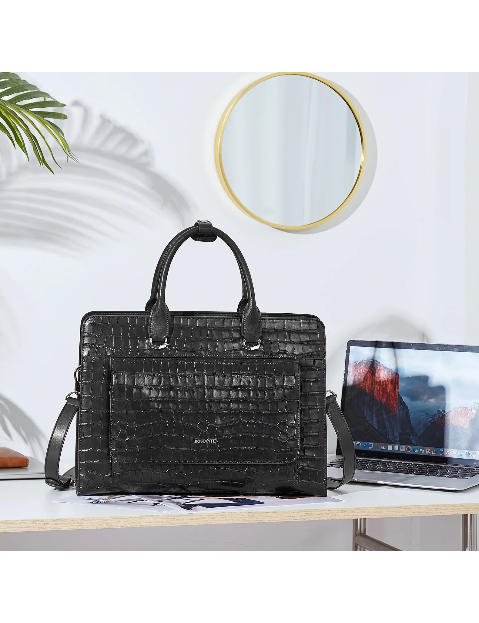 Mizuki Briefcase With Shoulder Strap — Security - Image 38