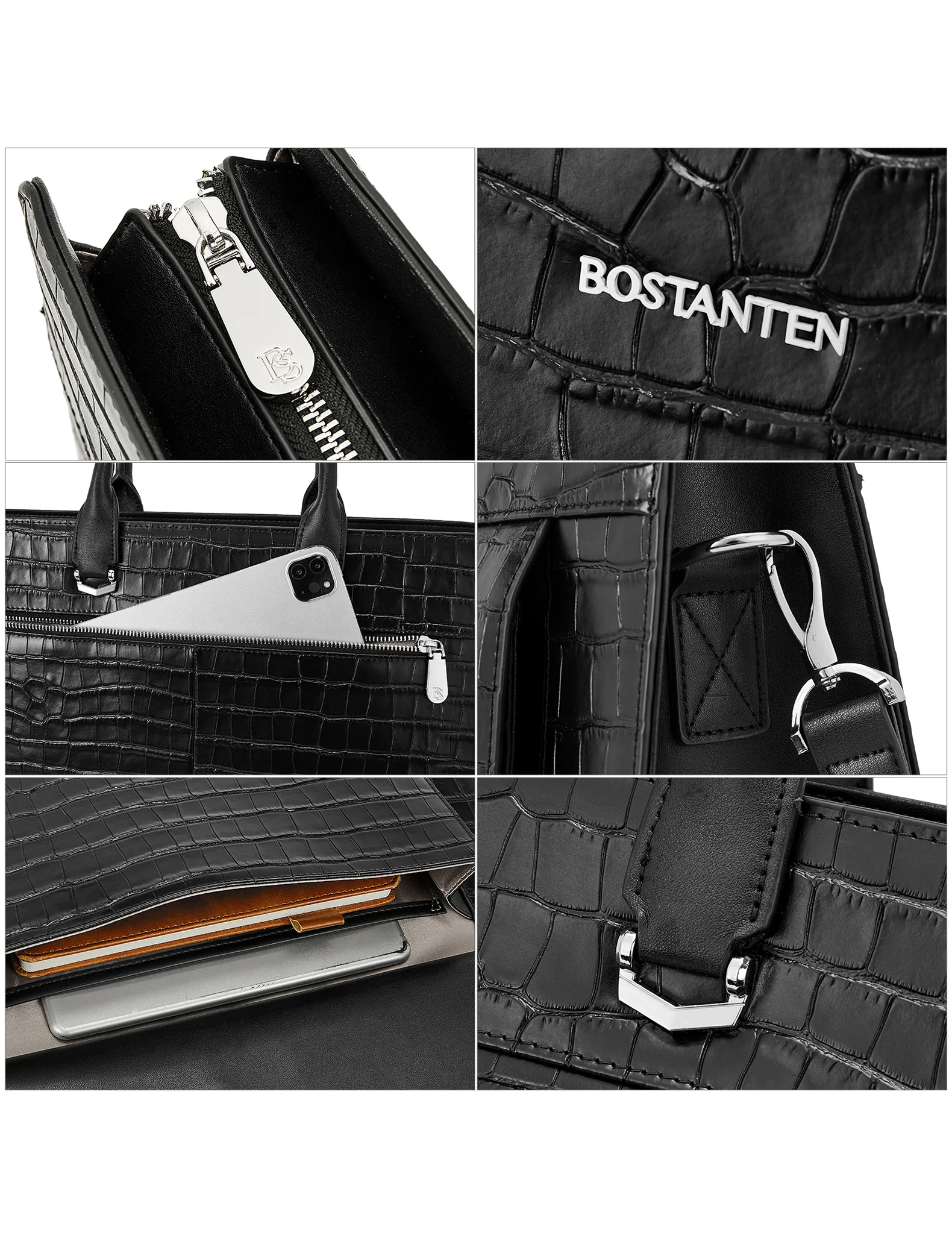 Mizuki Briefcase With Shoulder Strap — Security - Image 41