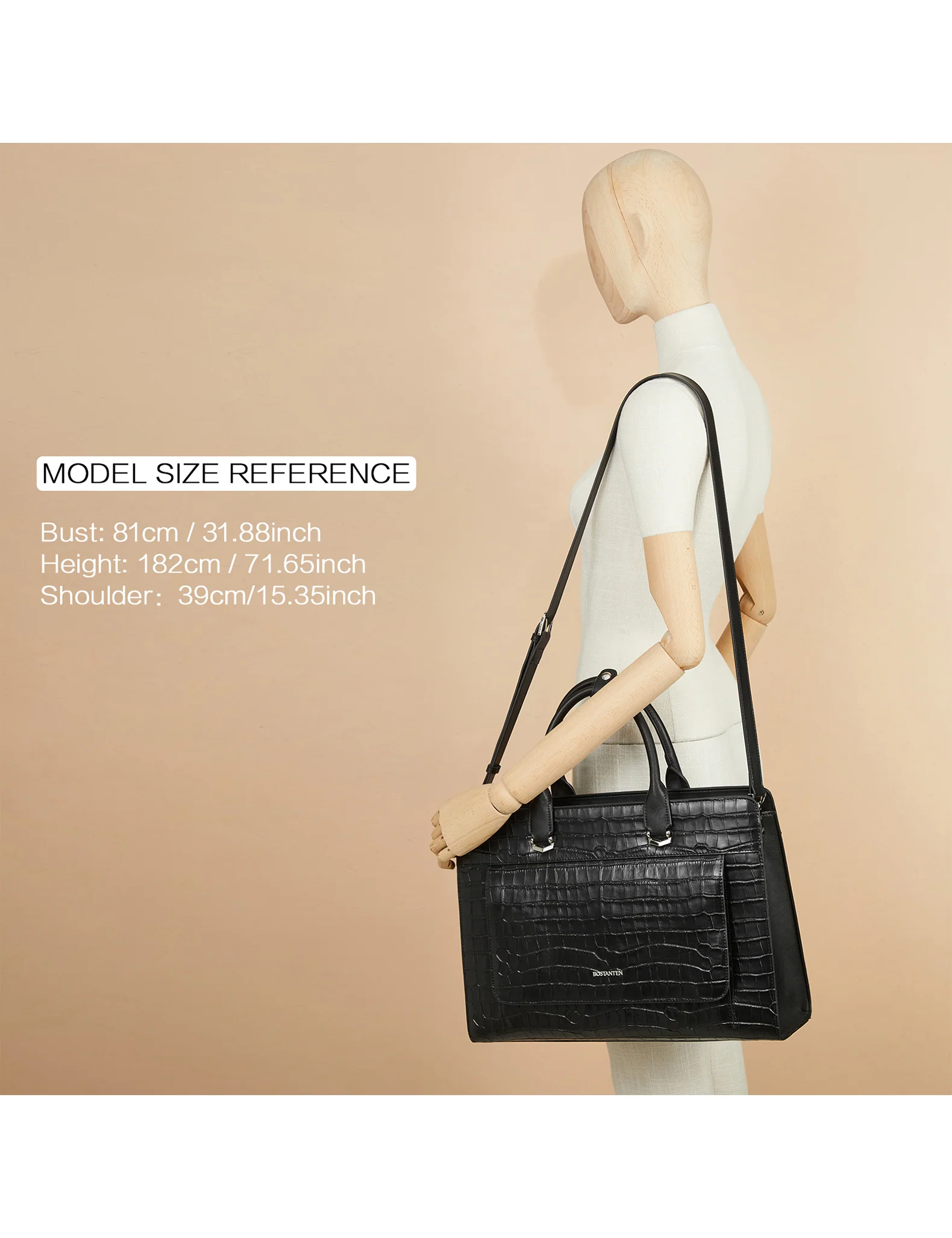 Mizuki Briefcase With Shoulder Strap — Security - Image 43