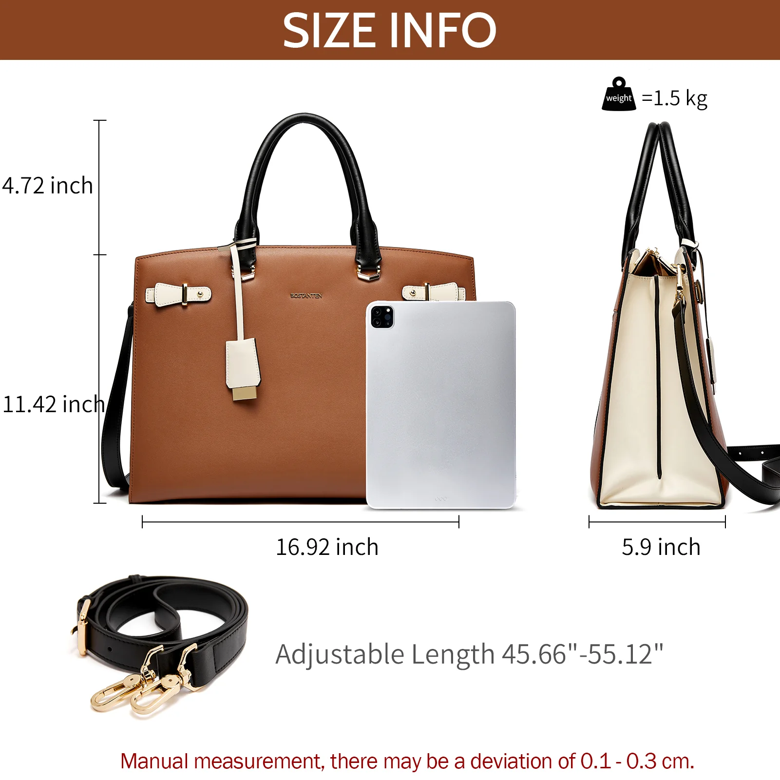 Mizuki Classic Briefcase — Tote Bag - Image 19
