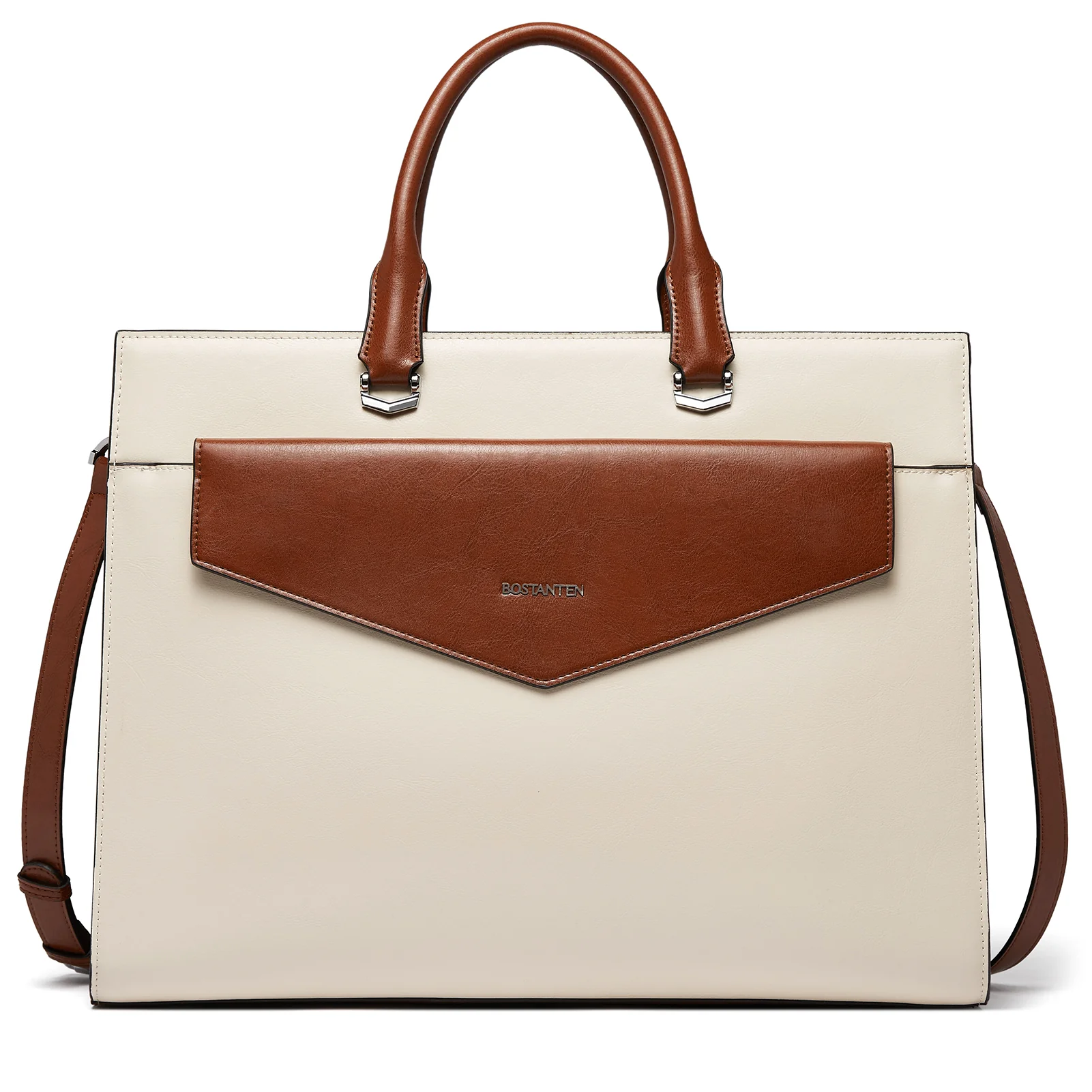 Mizuki Modern-Style Leather Briefcase - Image 15