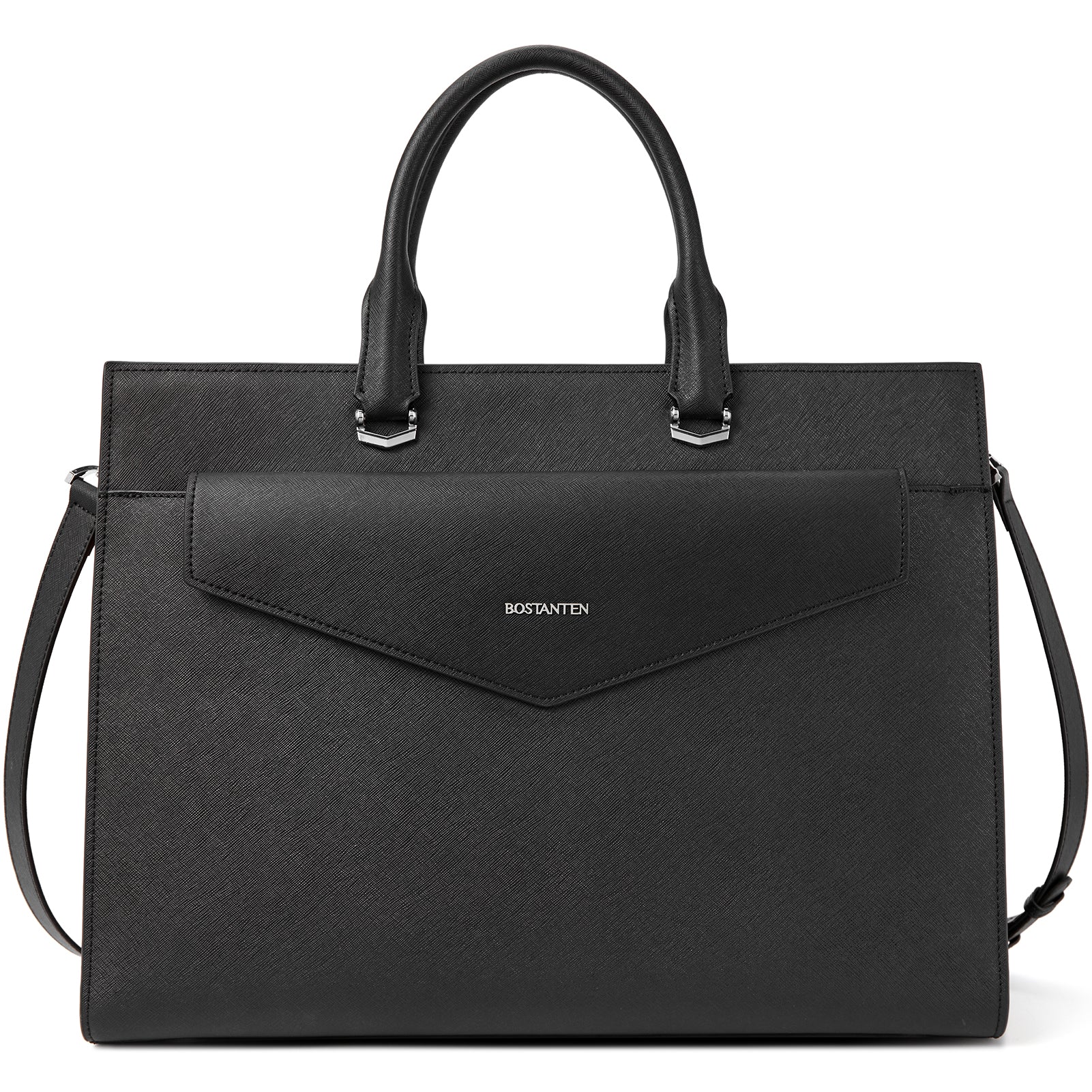 Mizuki Modern-Style Leather Briefcase - Image 23