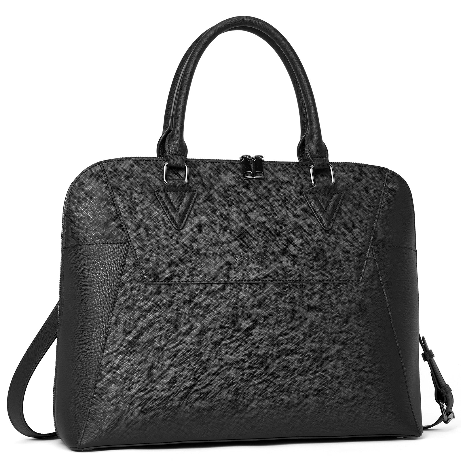 Jasmina  Women's Leather lawyer Briefcase — Henna - Image 7