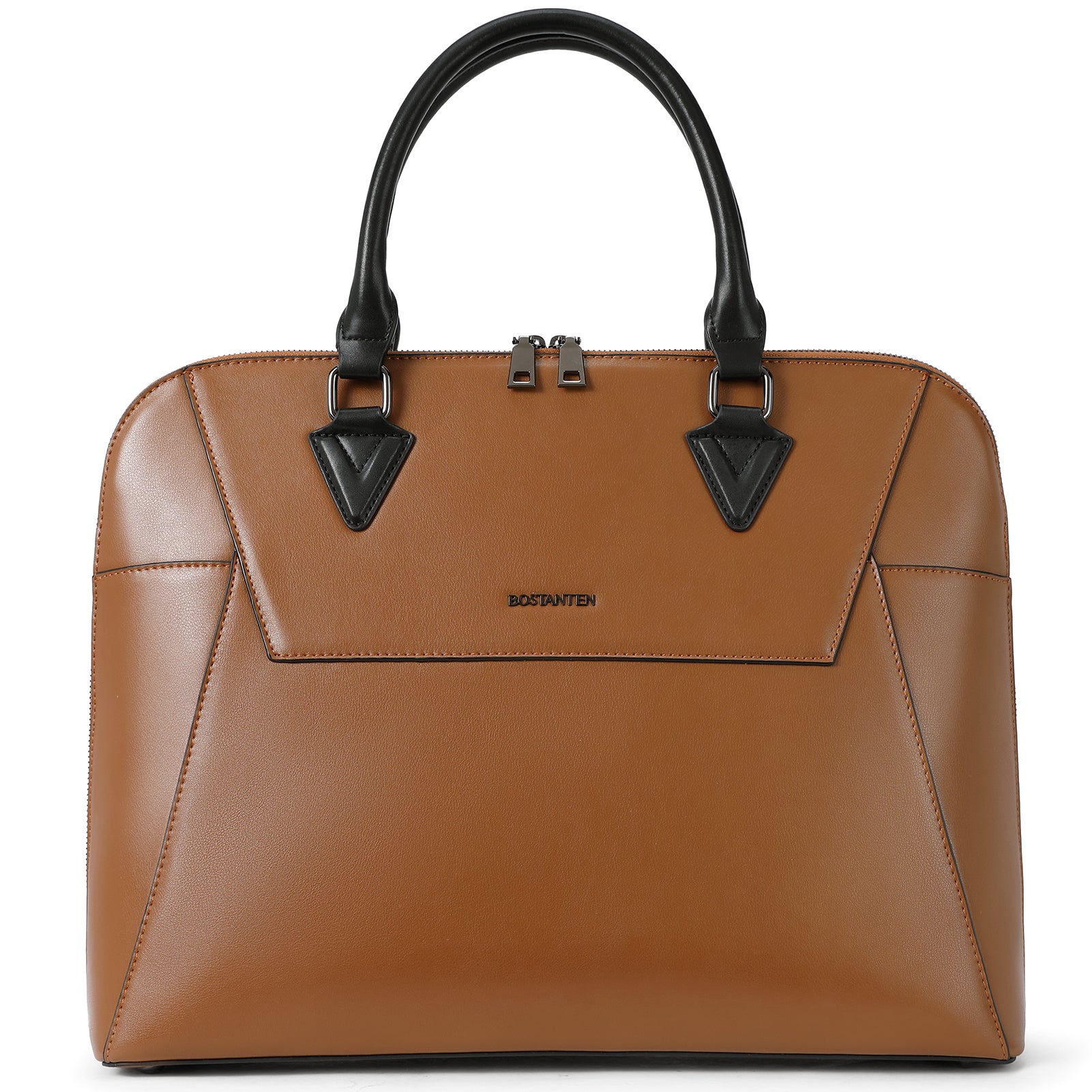 Jasmina  Women's Leather lawyer Briefcase — Henna - Image 8
