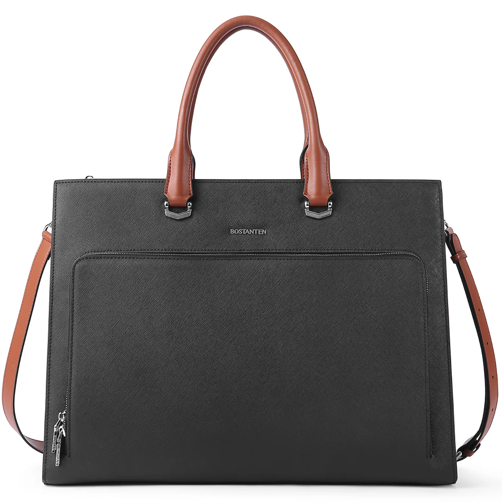 Machk Women's Briefcase Tote — Classic Black Design - Image 9